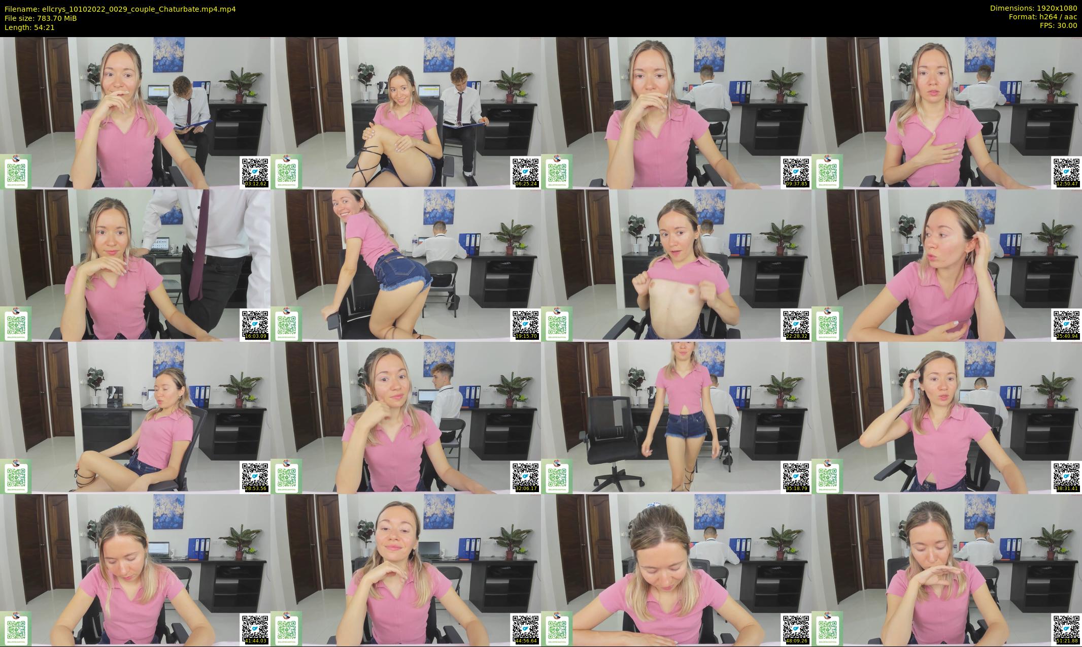 ellcrys — 55 minute Chaturbate couple cam show recording, 1080p, Oct 10, 2022