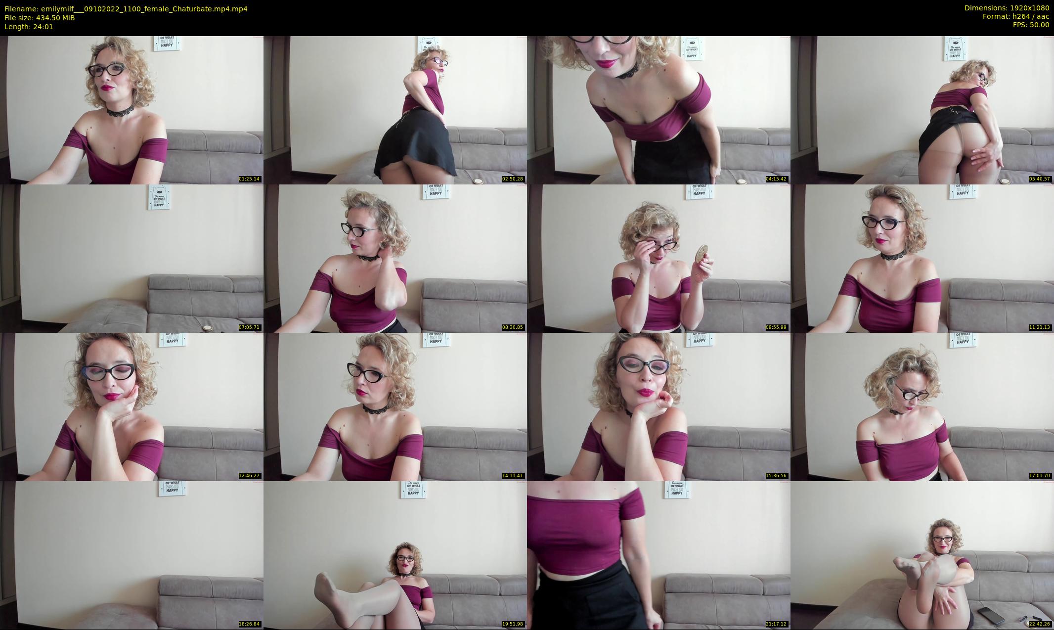 emilymilf__ — 25 minute Chaturbate female cam show recording, 1080p, Oct 9, 2022