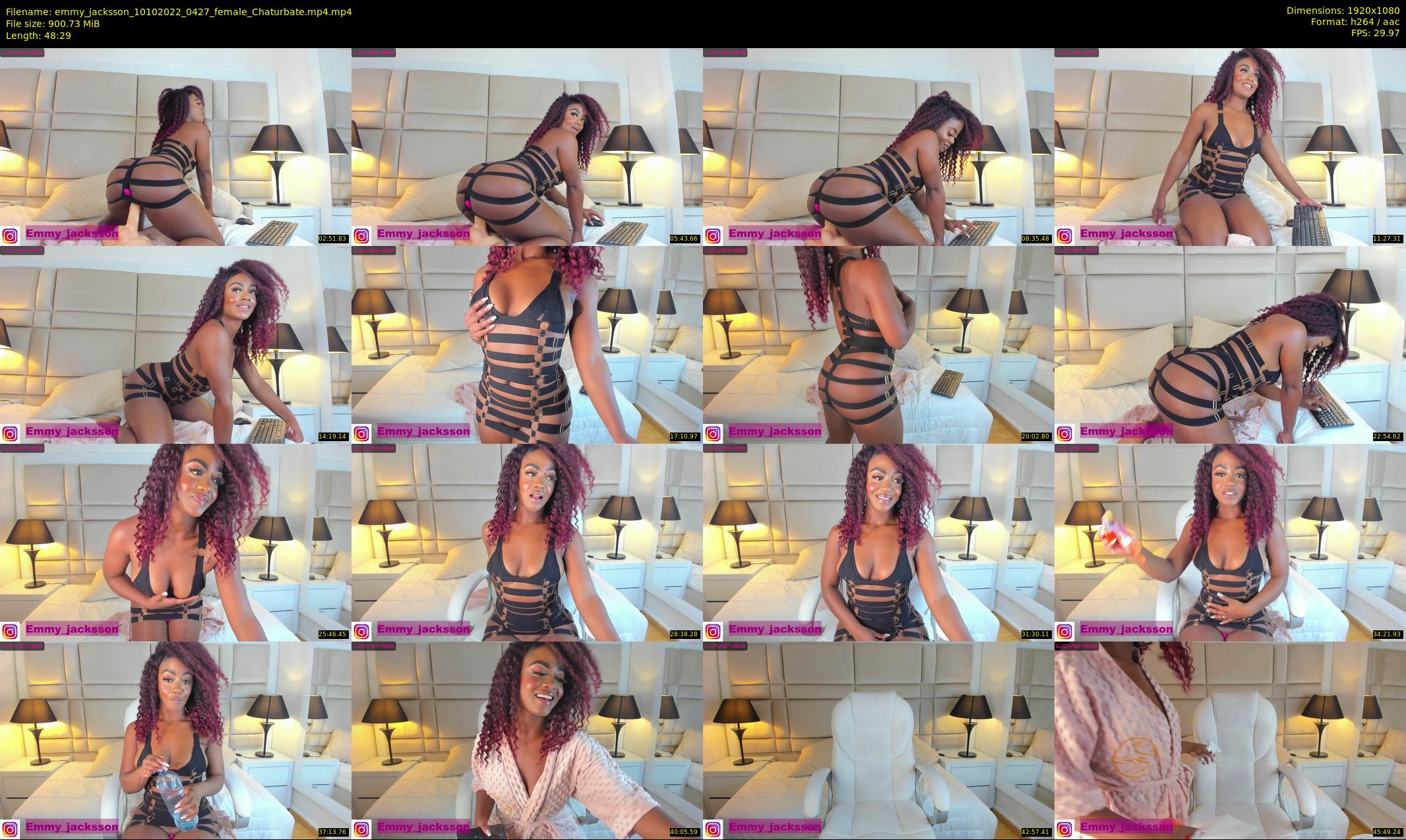 emmy_jacksson — 49 minute Chaturbate female cam show recording, 1080p, Oct 10, 2022