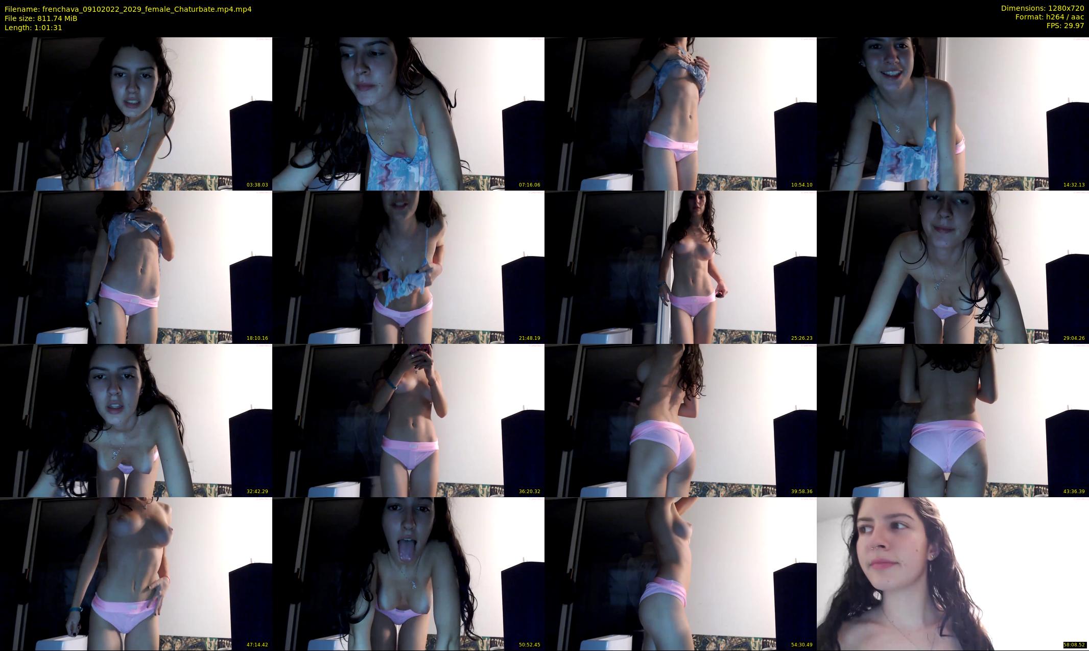 frenchava — 62 minute Chaturbate female cam show recording, 720p, Oct 9, 2022