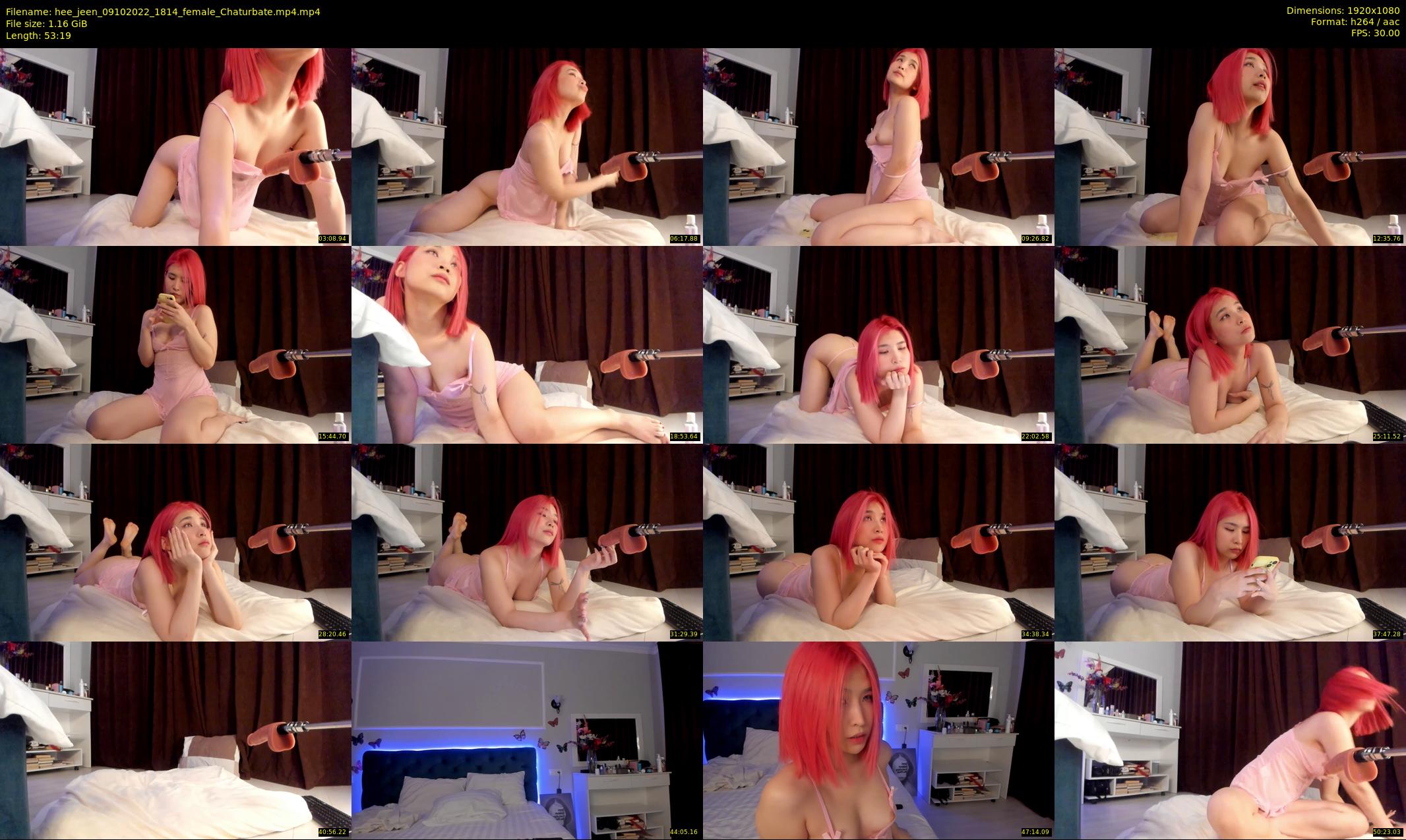 hee_jeen — 54 minute Chaturbate female cam show recording, 1080p, Oct 9, 2022