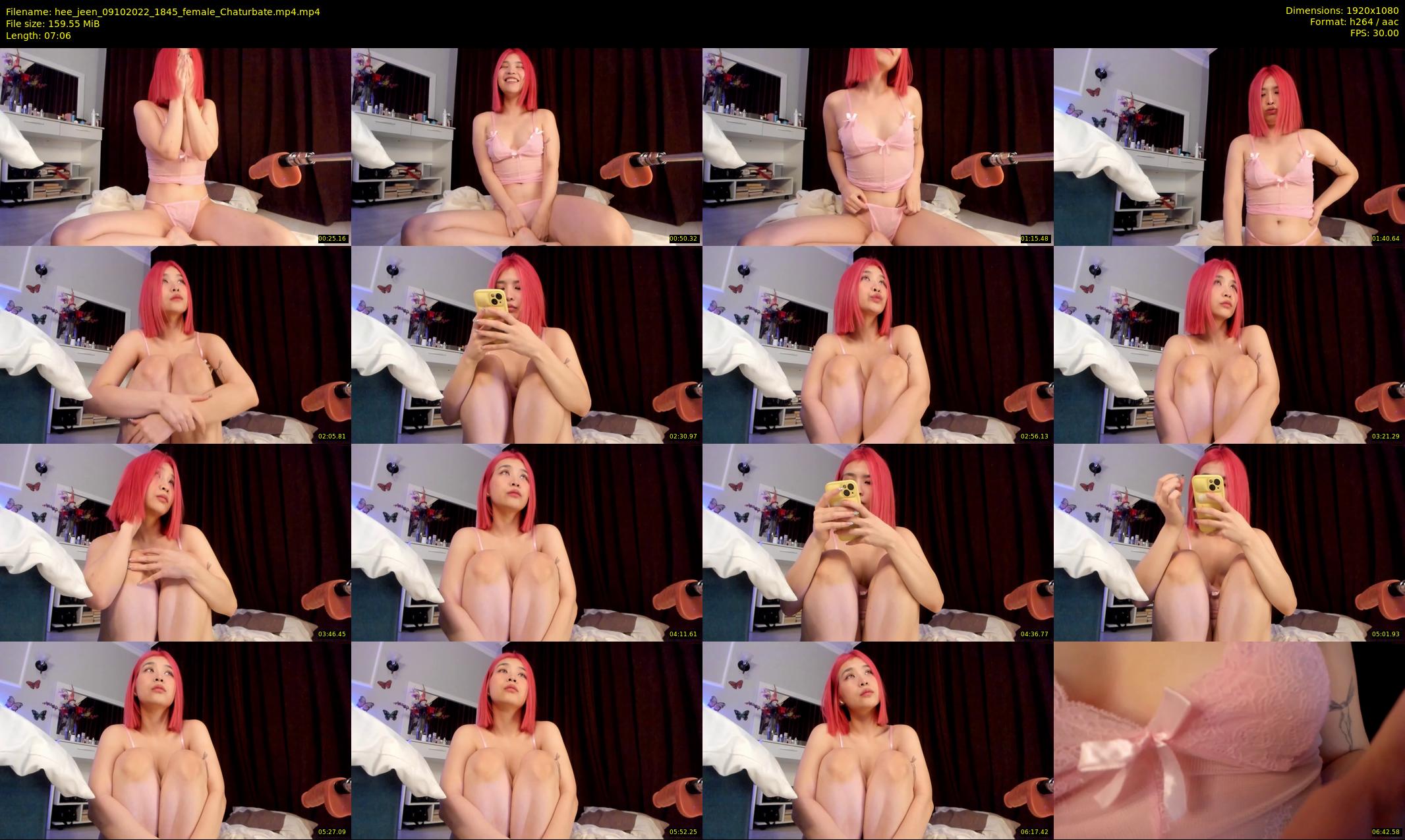 hee_jeen — 8 minute Chaturbate female cam show recording, 1080p, Oct 9, 2022