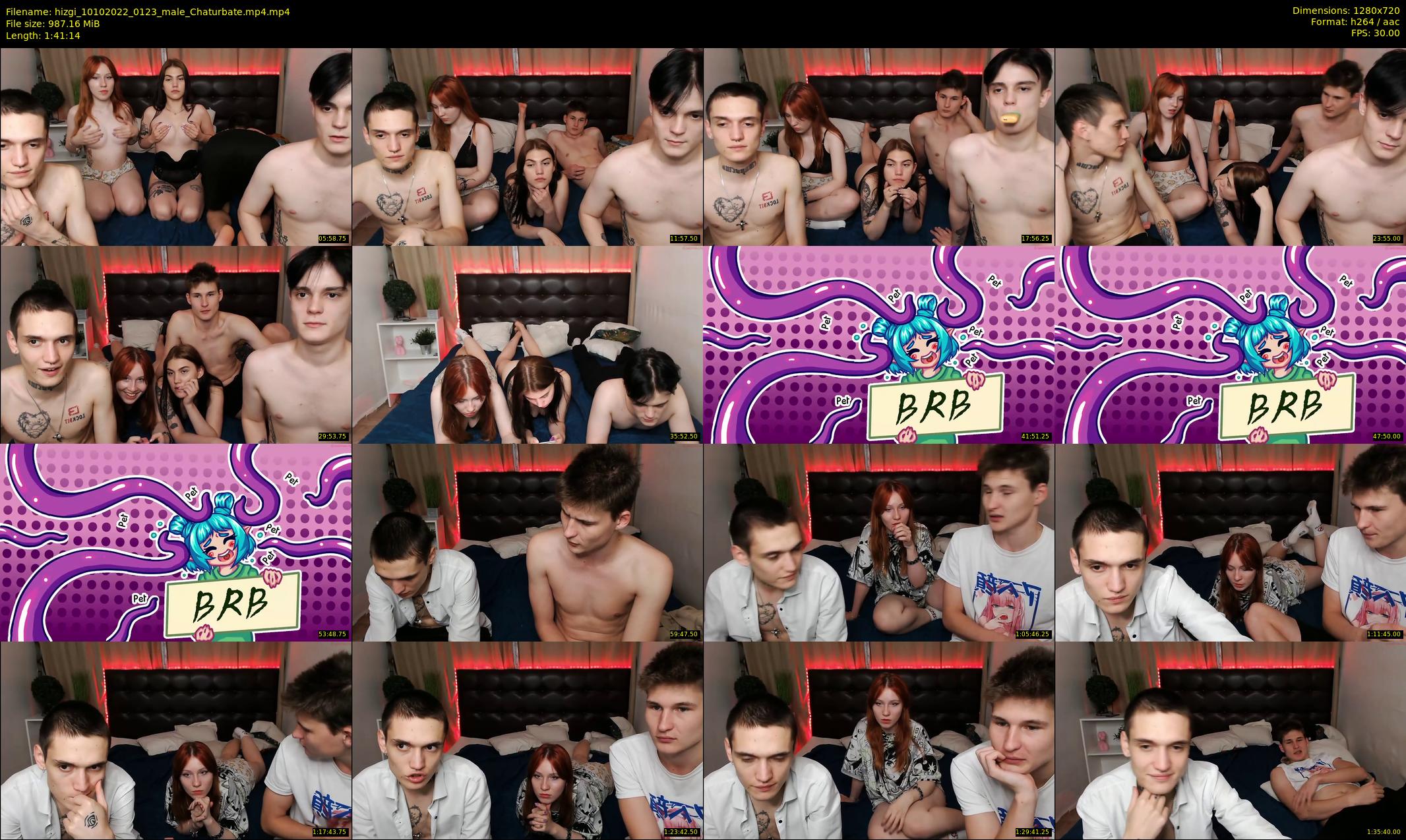 hizgi — 102 minute Chaturbate couple cam show recording, 720p, Oct 10, 2022