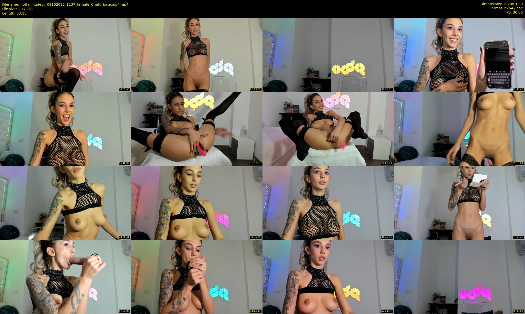 hotfallingdevil — 54 minute Chaturbate female cam show recording, 1080p, Oct 9, 2022