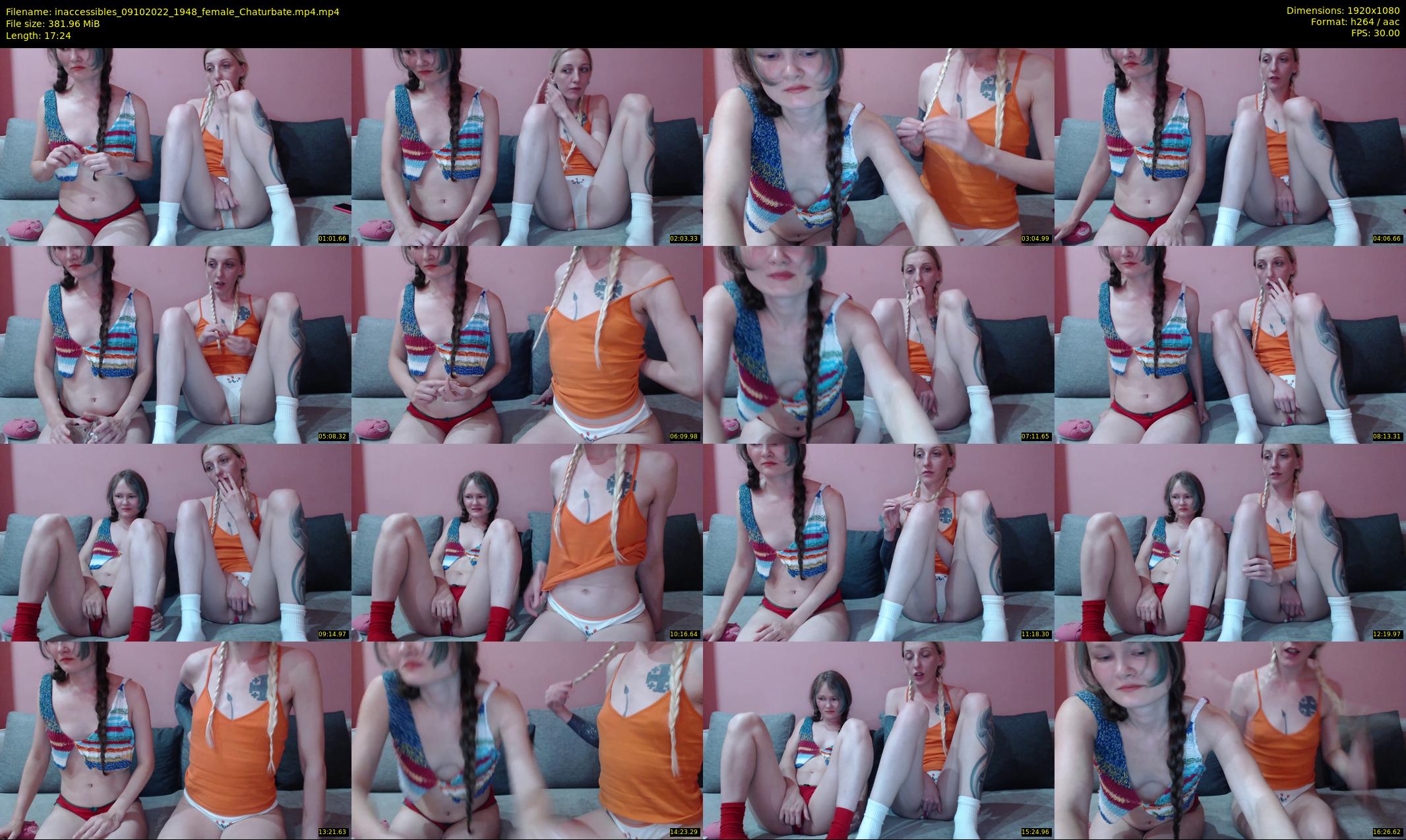 inaccessibles — 18 minute Chaturbate female cam show recording, 1080p, Oct 9, 2022