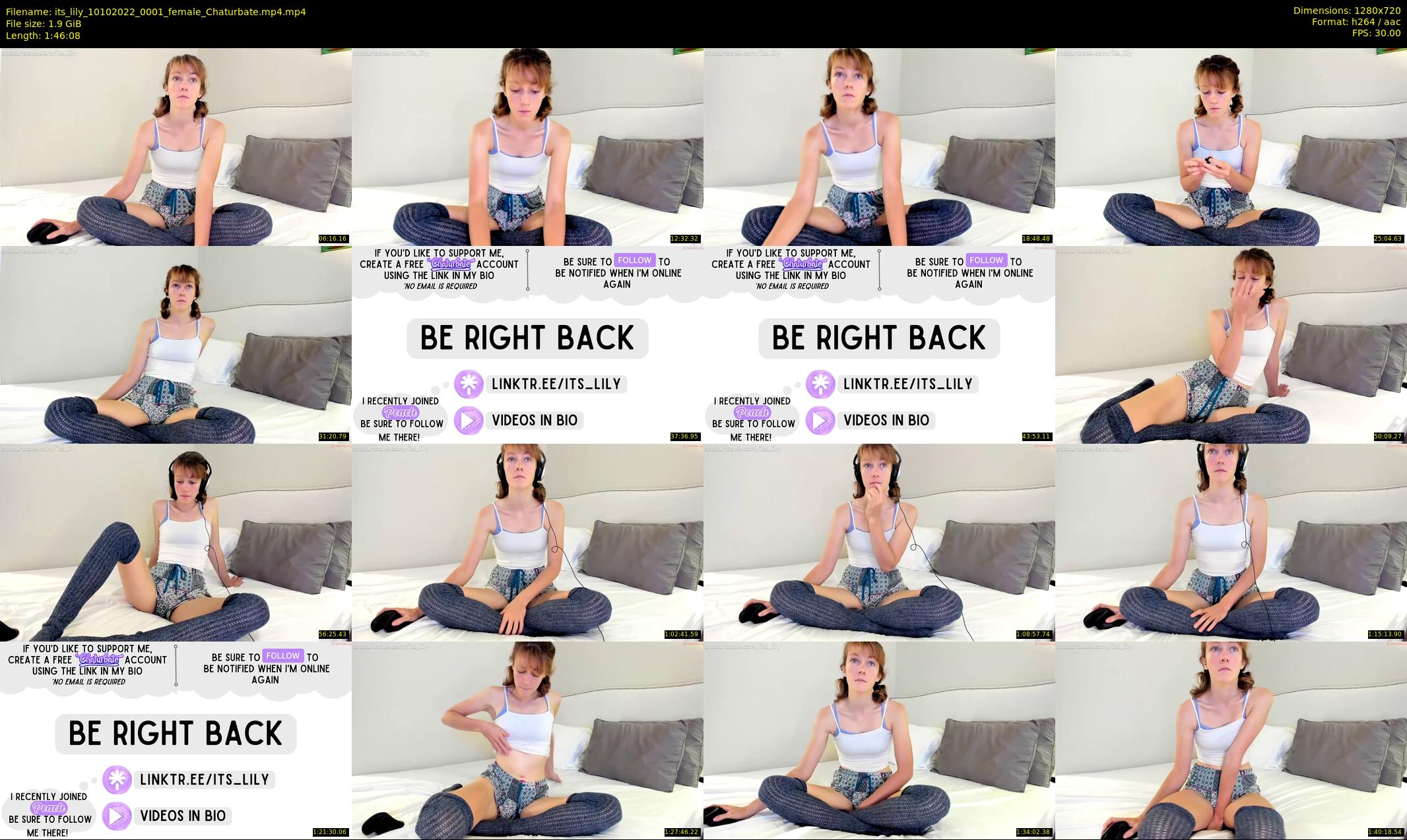 its_lily — 107 minute Chaturbate female cam show recording, 720p, Oct 10, 2022