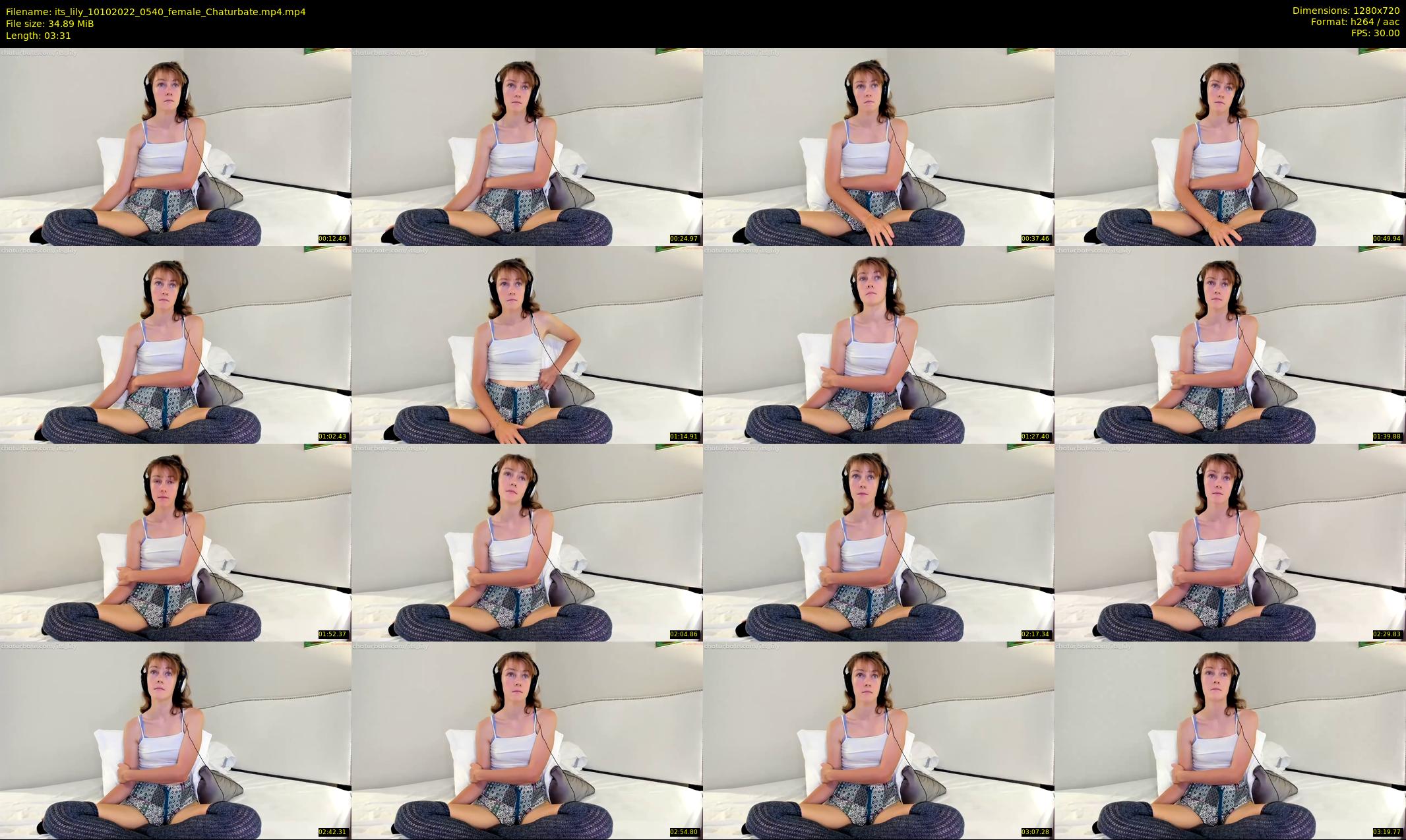 its_lily — 4 minute Chaturbate female cam show recording, 720p, Oct 10, 2022