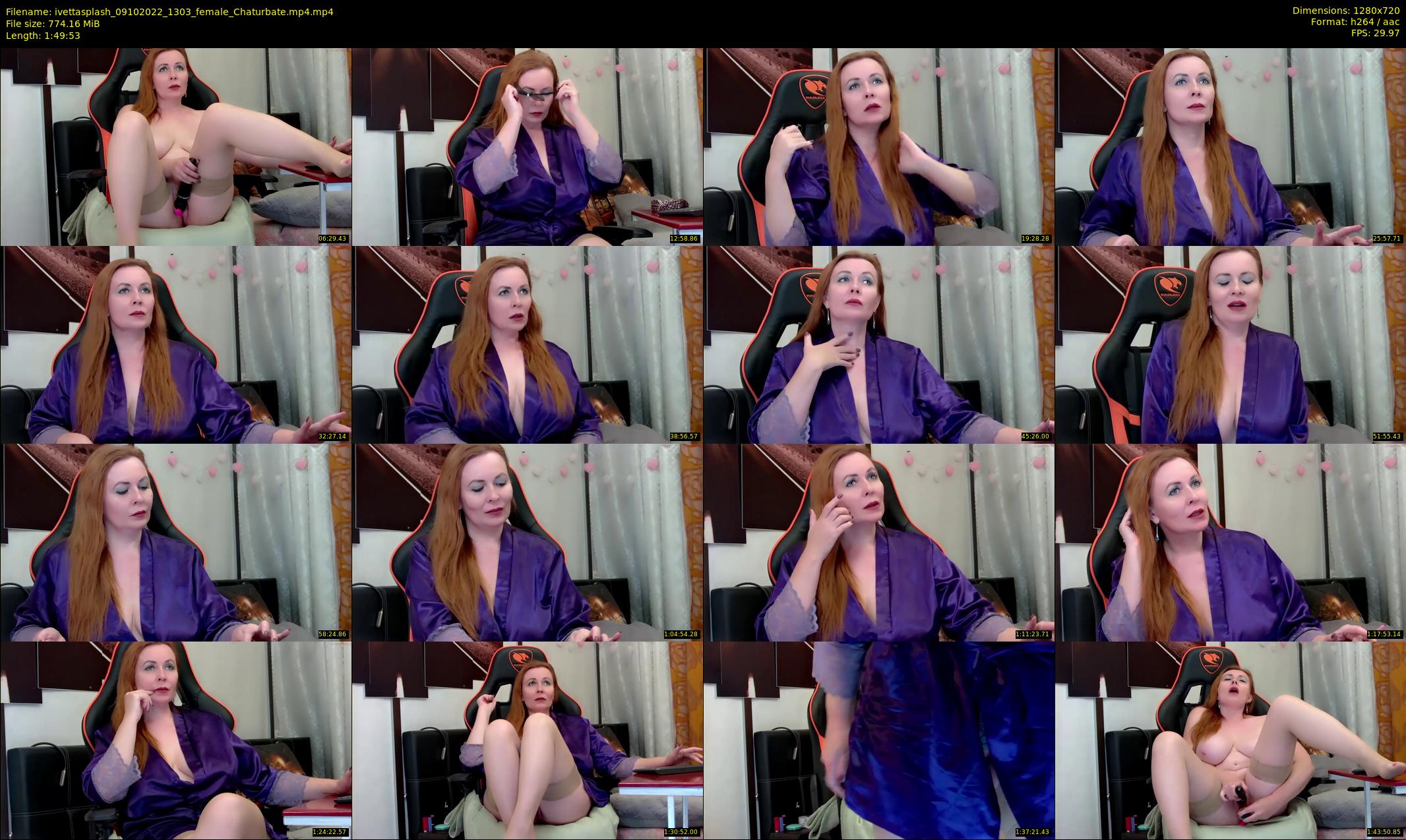 ivettasplash — 110 minute Chaturbate female cam show recording, 720p, Oct 9, 2022