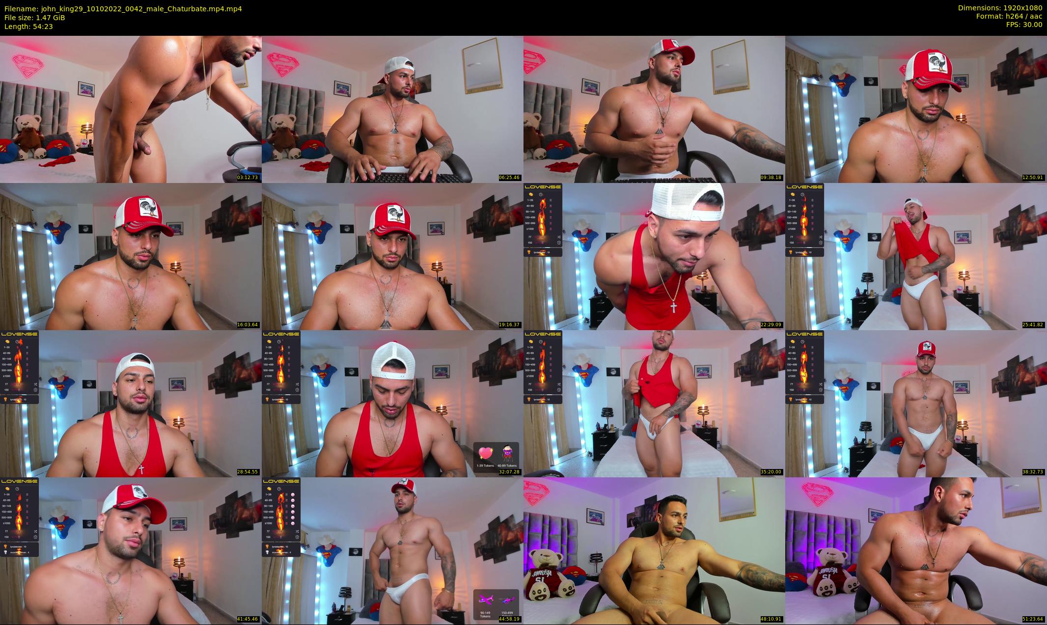 john_king29 — 55 minute Chaturbate male cam show recording, 1080p, Oct 10, 2022