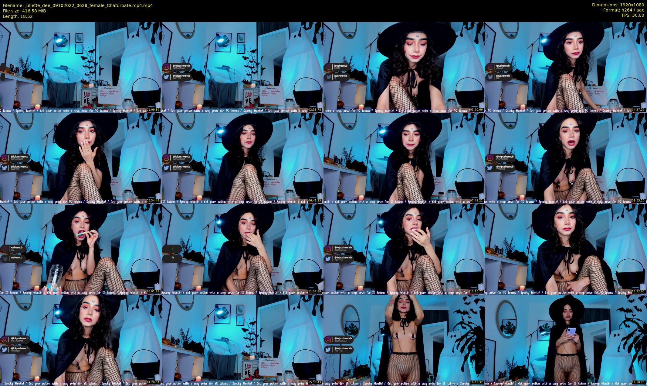 juliette_dee — 19 minute Chaturbate female cam show recording, 1080p, Oct 9, 2022