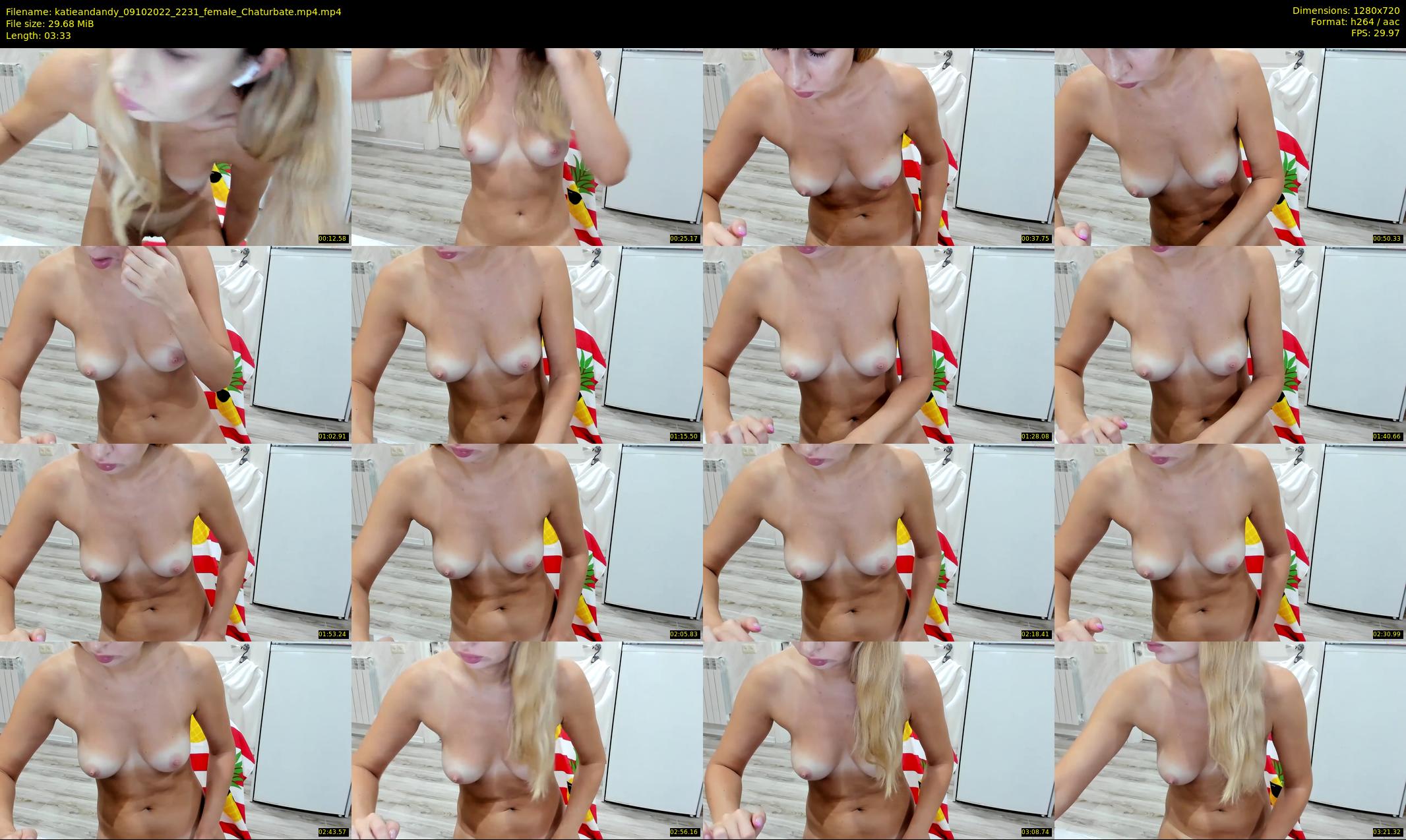 katieandandy — 4 minute Chaturbate female cam show recording, 720p, Oct 9, 2022