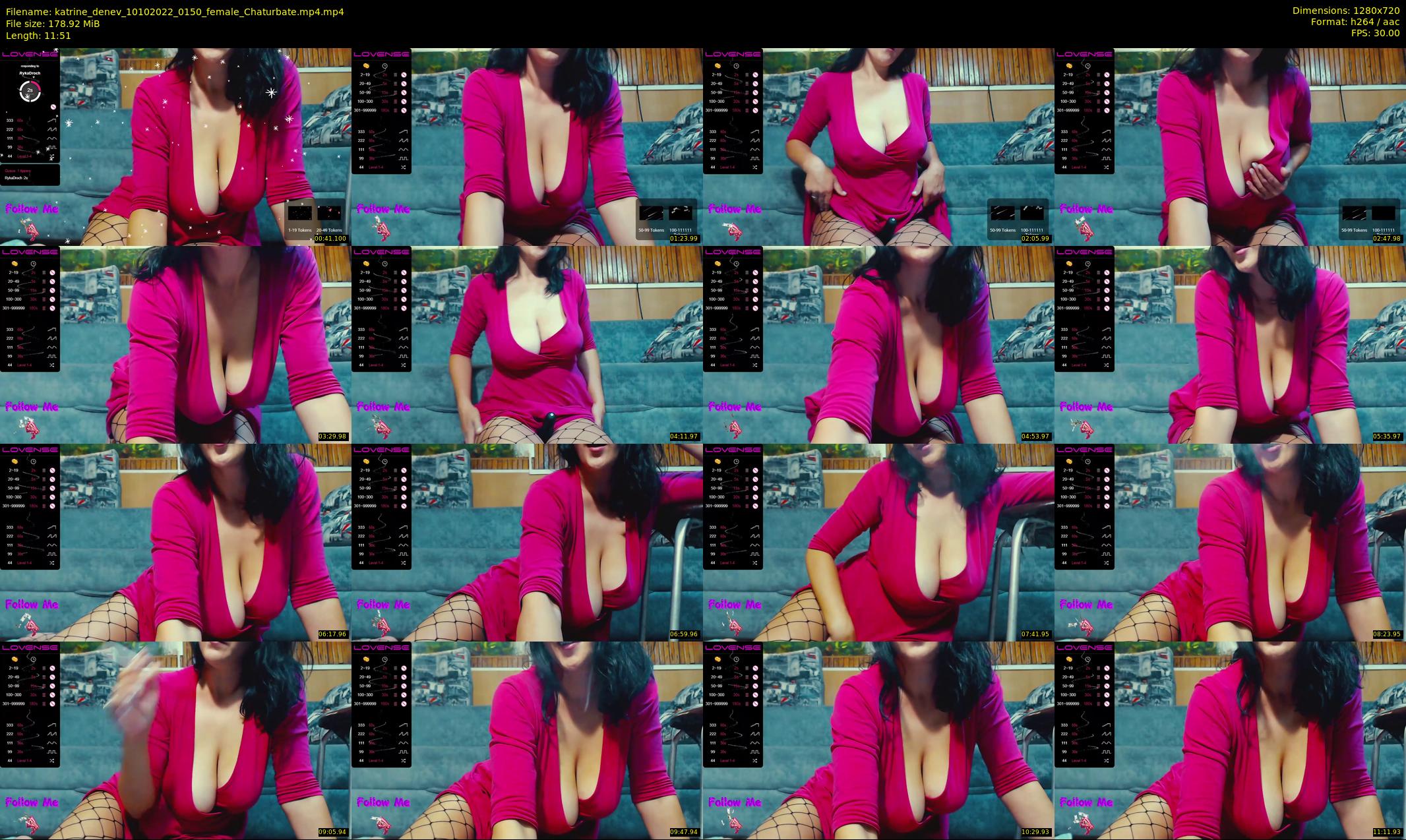 katrine_denev — 12 minute Chaturbate female cam show recording, 720p, Oct 10, 2022