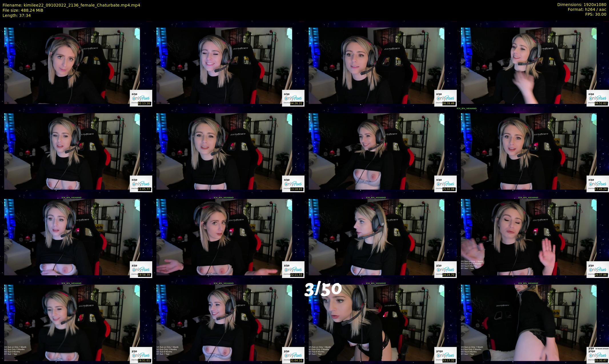 kimilee22 — 38 minute Chaturbate female cam show recording, 1080p, Oct 9, 2022