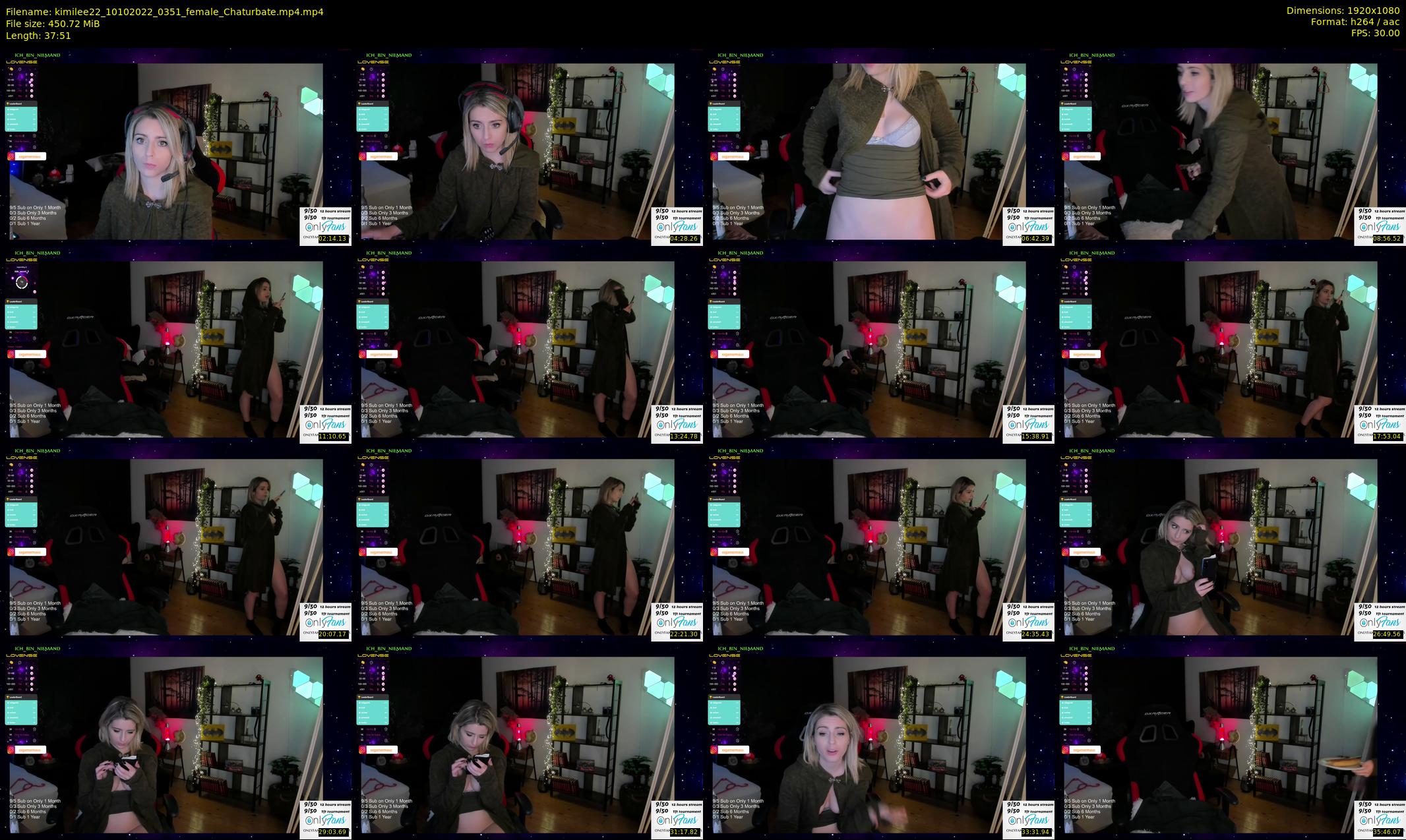 kimilee22 — 38 minute Chaturbate female cam show recording, 1080p, Oct 10, 2022