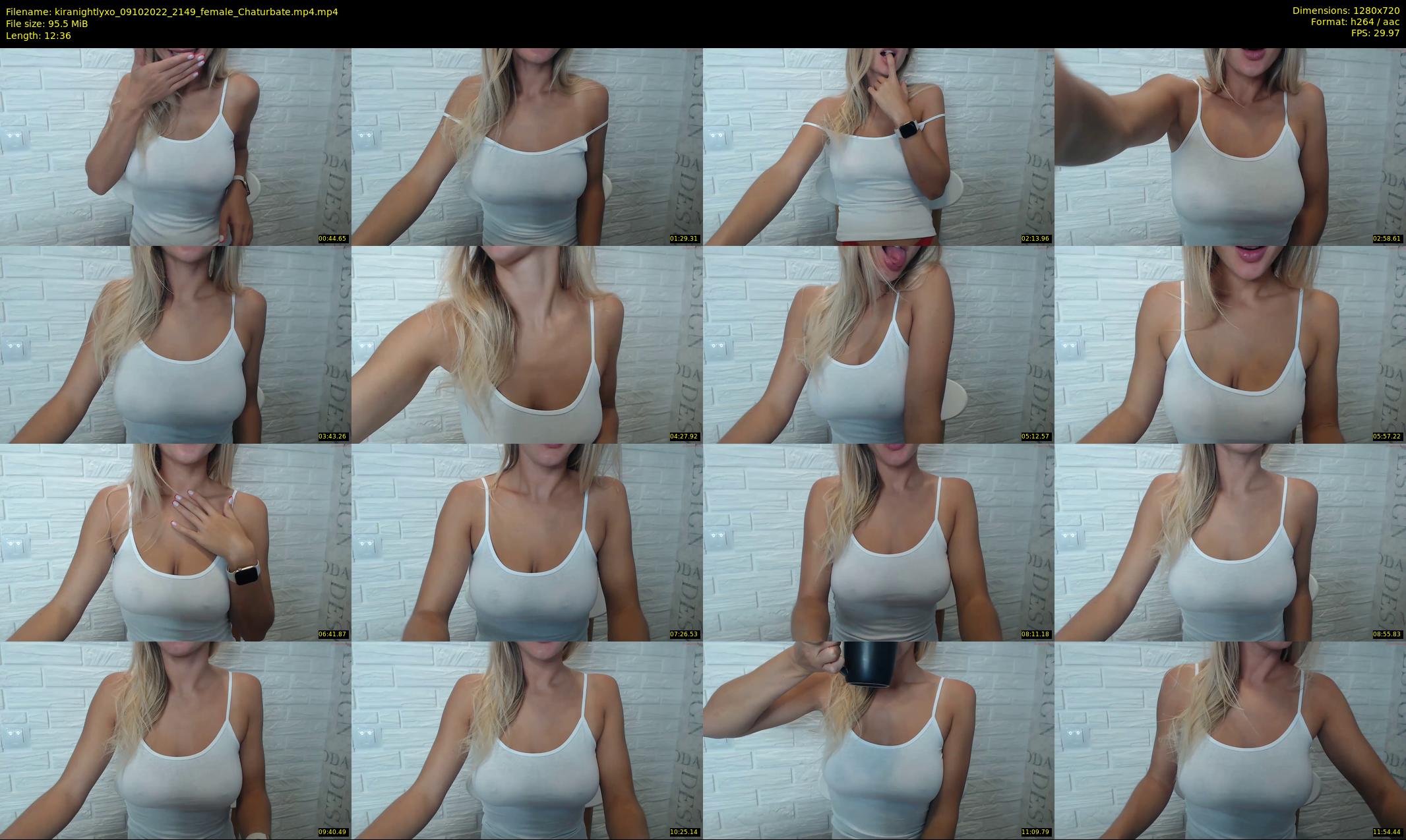 kiranightlyxo — 13 minute Chaturbate female cam show recording, 720p, Oct 9, 2022