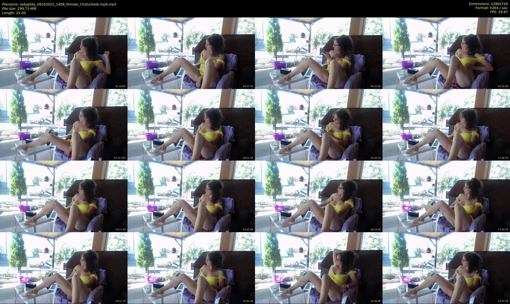 ladygilda — 25 minute Chaturbate female cam show recording, 720p, Oct 9, 2022