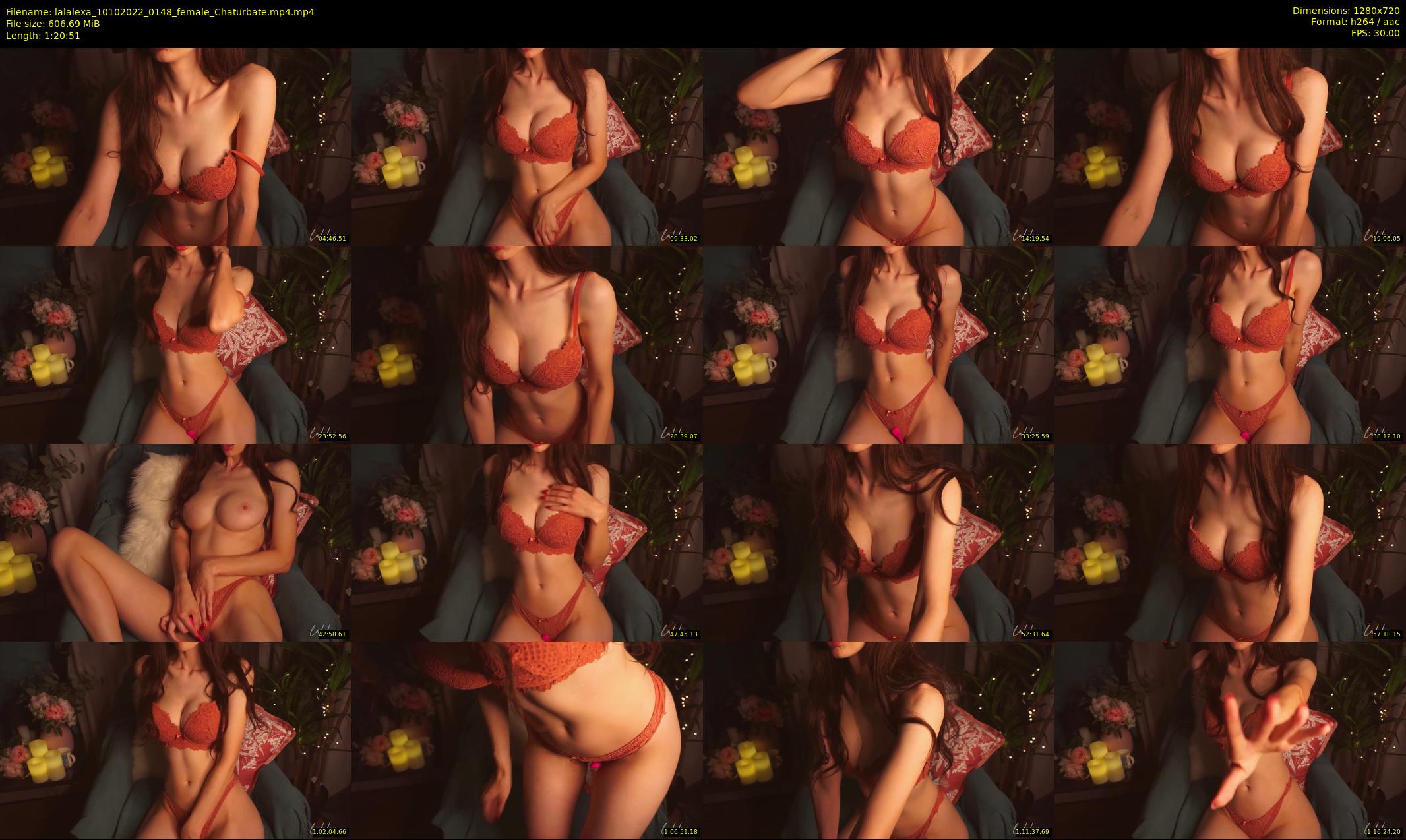 lalalexa — 81 minute Chaturbate female cam show recording, 720p, Oct 10, 2022