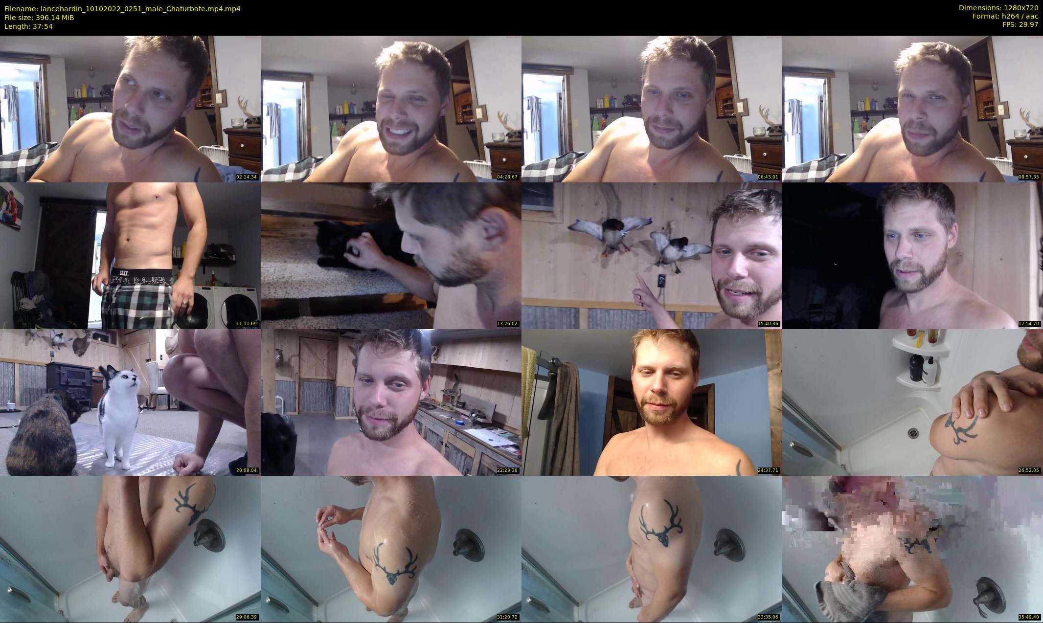 lancehardin — 38 minute Chaturbate male cam show recording, 720p, Oct 10, 2022