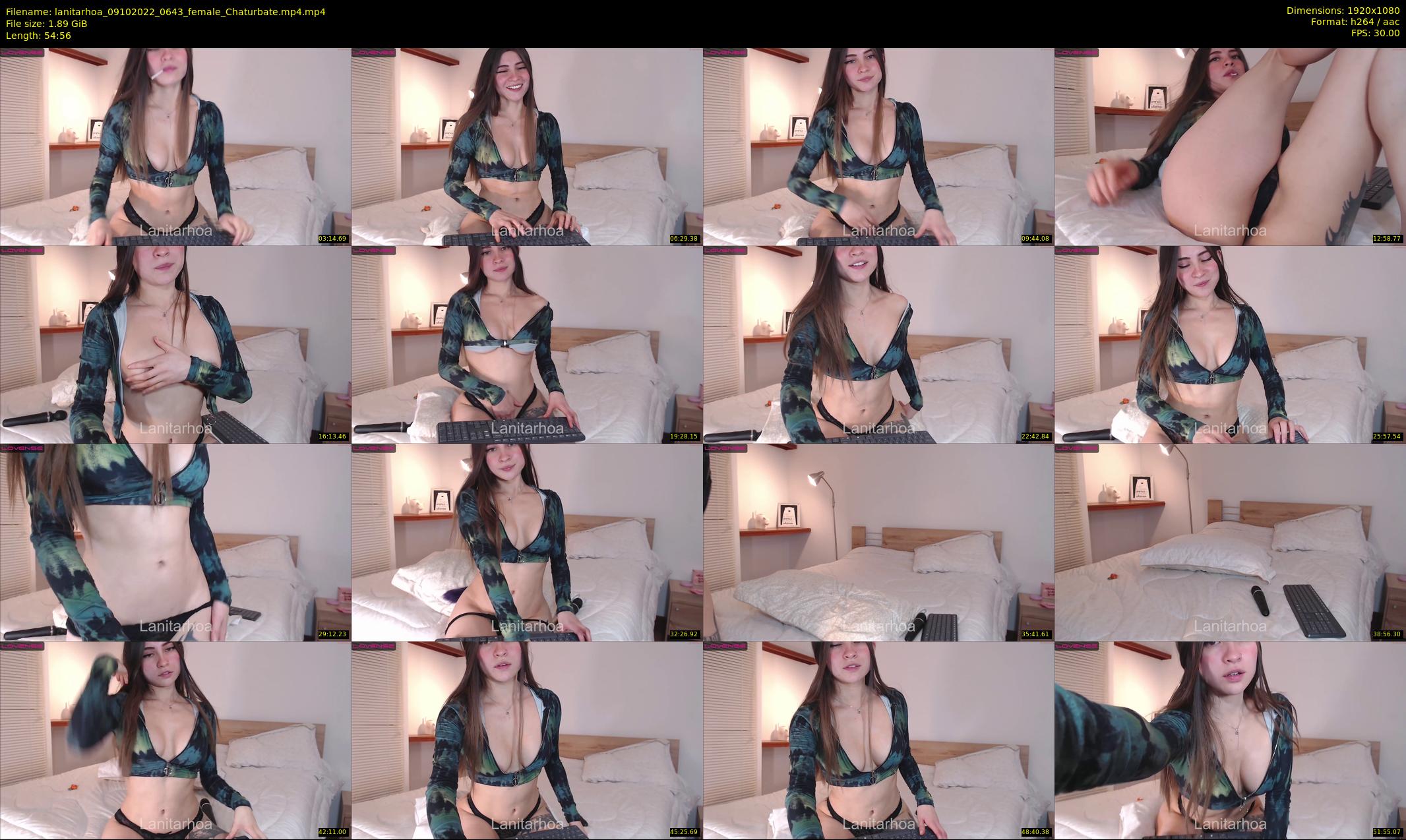 lanitarhoa — 55 minute Chaturbate female cam show recording, 1080p, Oct 9, 2022