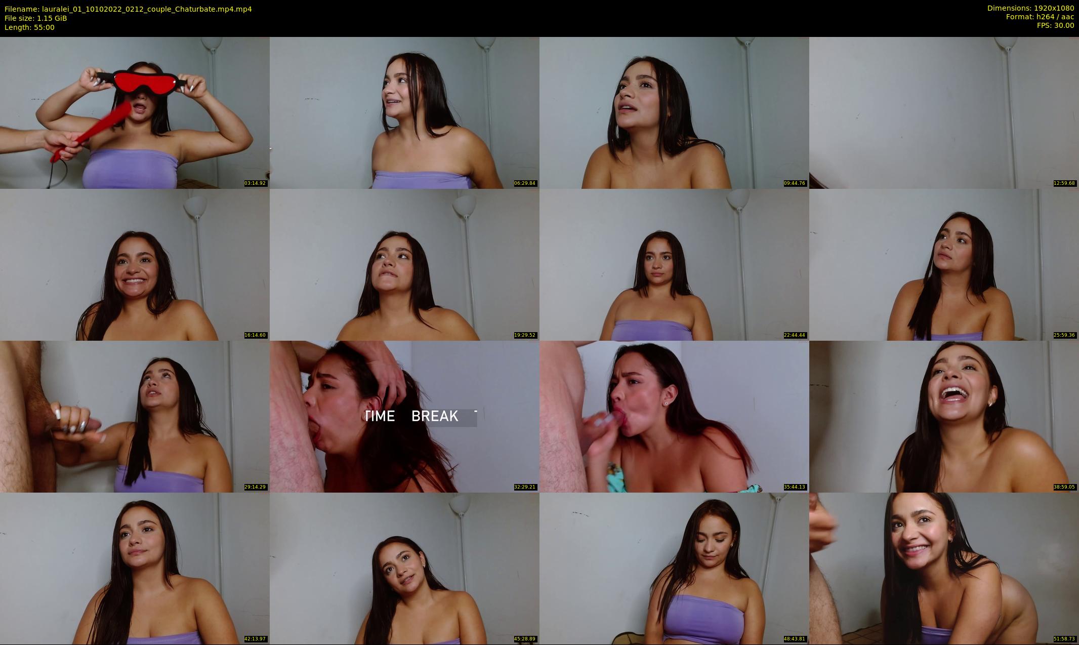 lauralei_01 — 55 minute Chaturbate couple cam show recording, 1080p, Oct 10, 2022