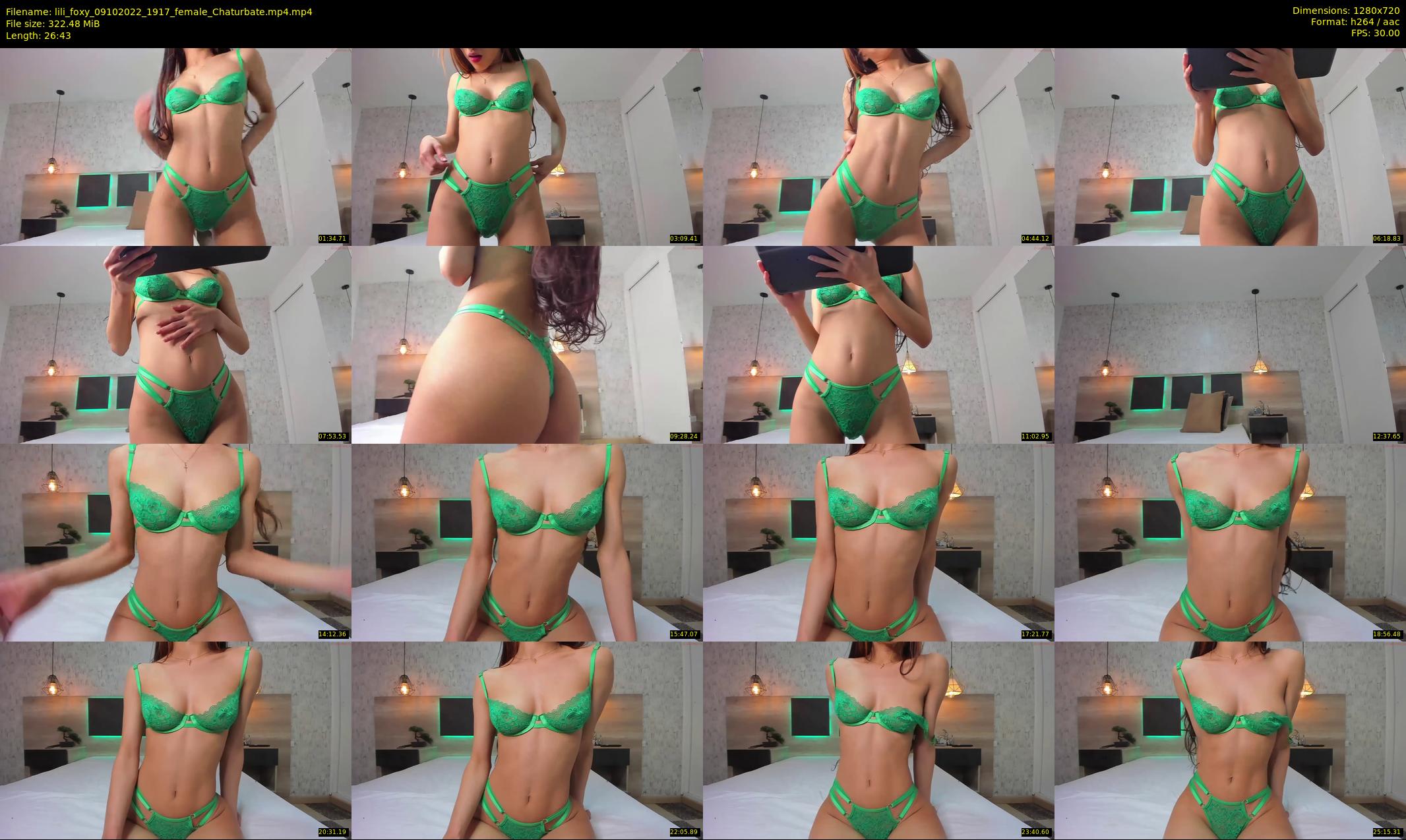 lili_foxy — 27 minute Chaturbate female cam show recording, 720p, Oct 9, 2022