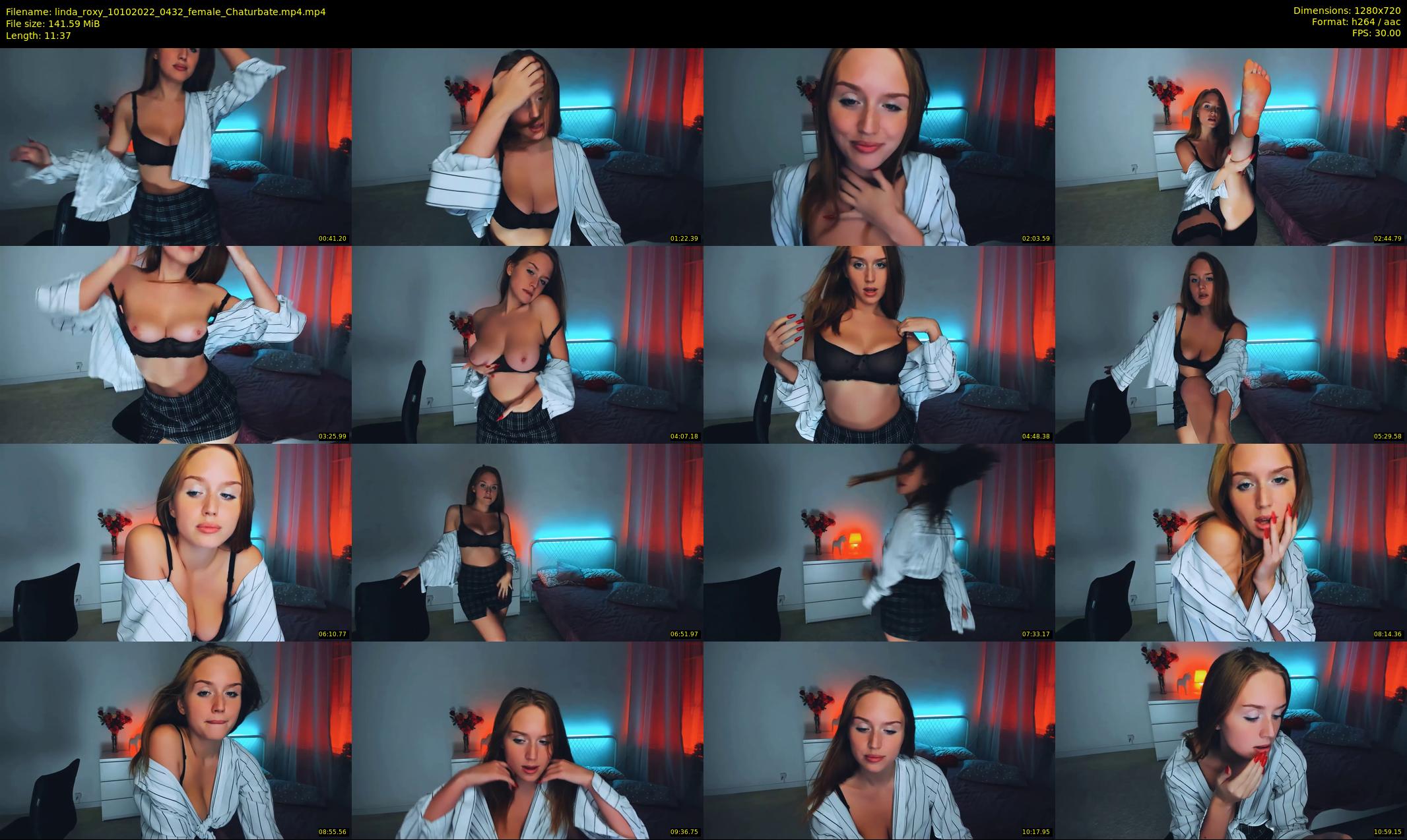 linda_roxy — 12 minute Chaturbate female cam show recording, 720p, Oct 10, 2022