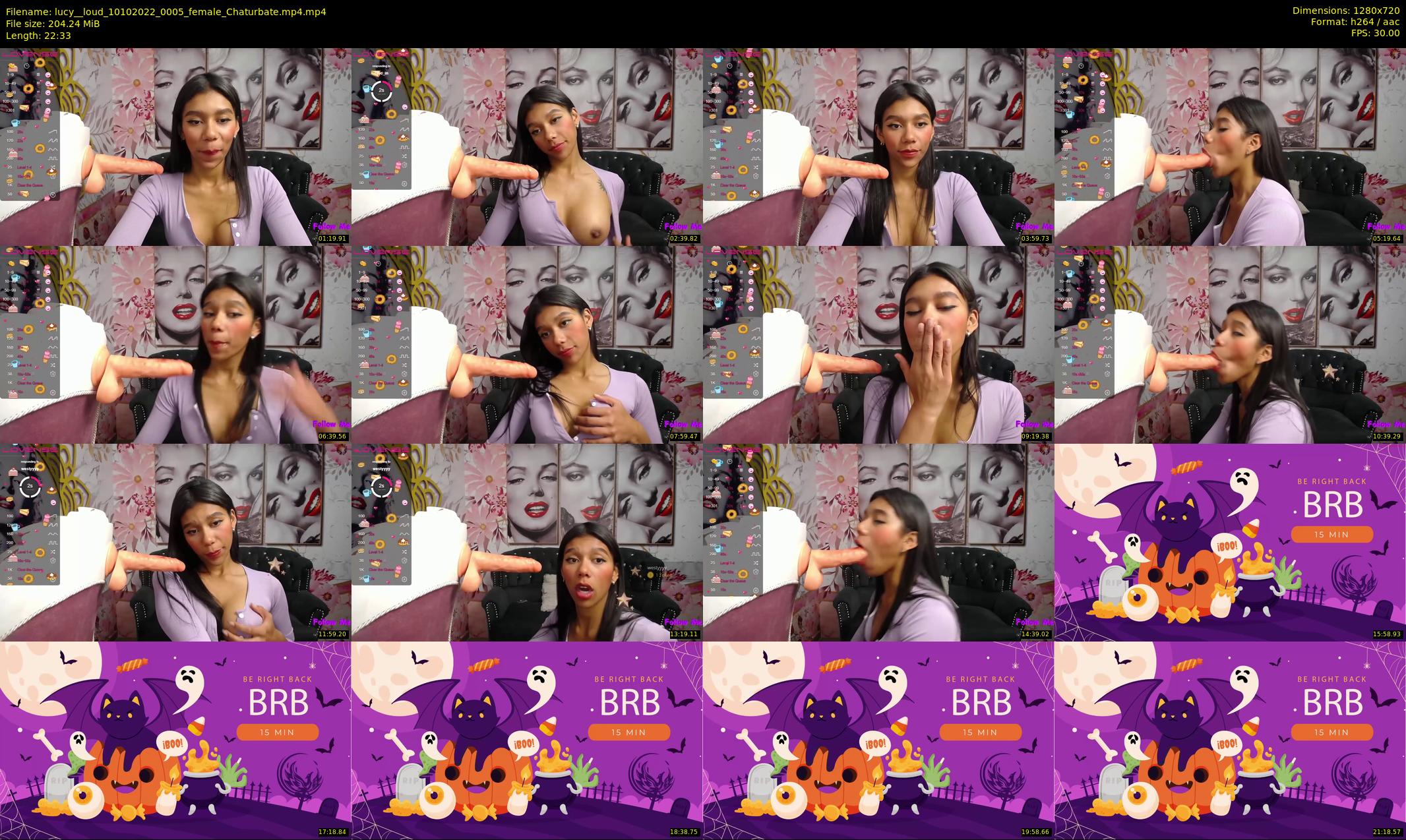 lucy__loud — 23 minute Chaturbate female cam show recording, 720p, Oct 10, 2022