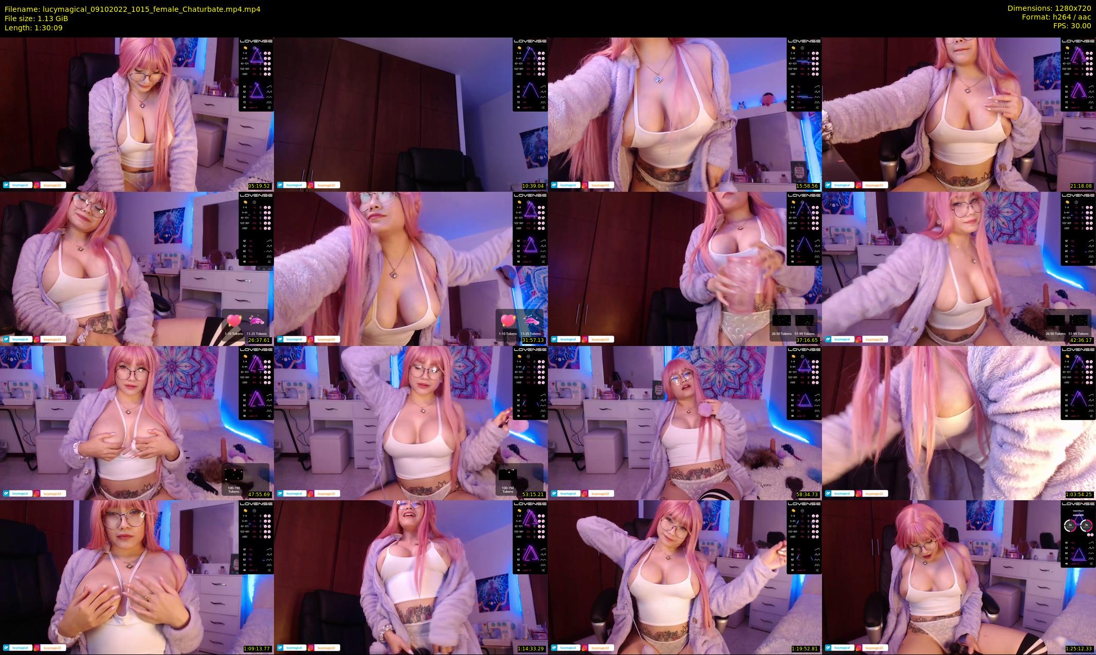 lucymagical — 91 minute Chaturbate female cam show recording, 720p, Oct 9, 2022