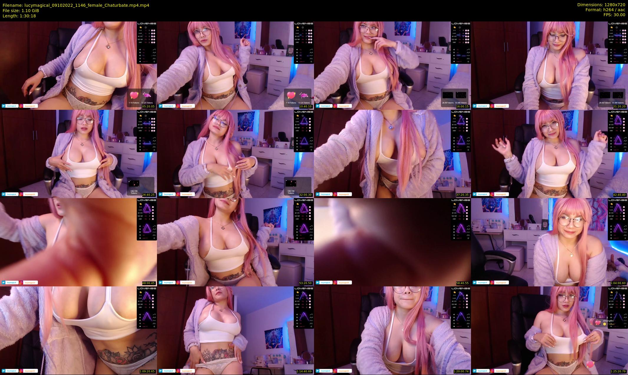 lucymagical — 91 minute Chaturbate female cam show recording, 720p, Oct 9, 2022