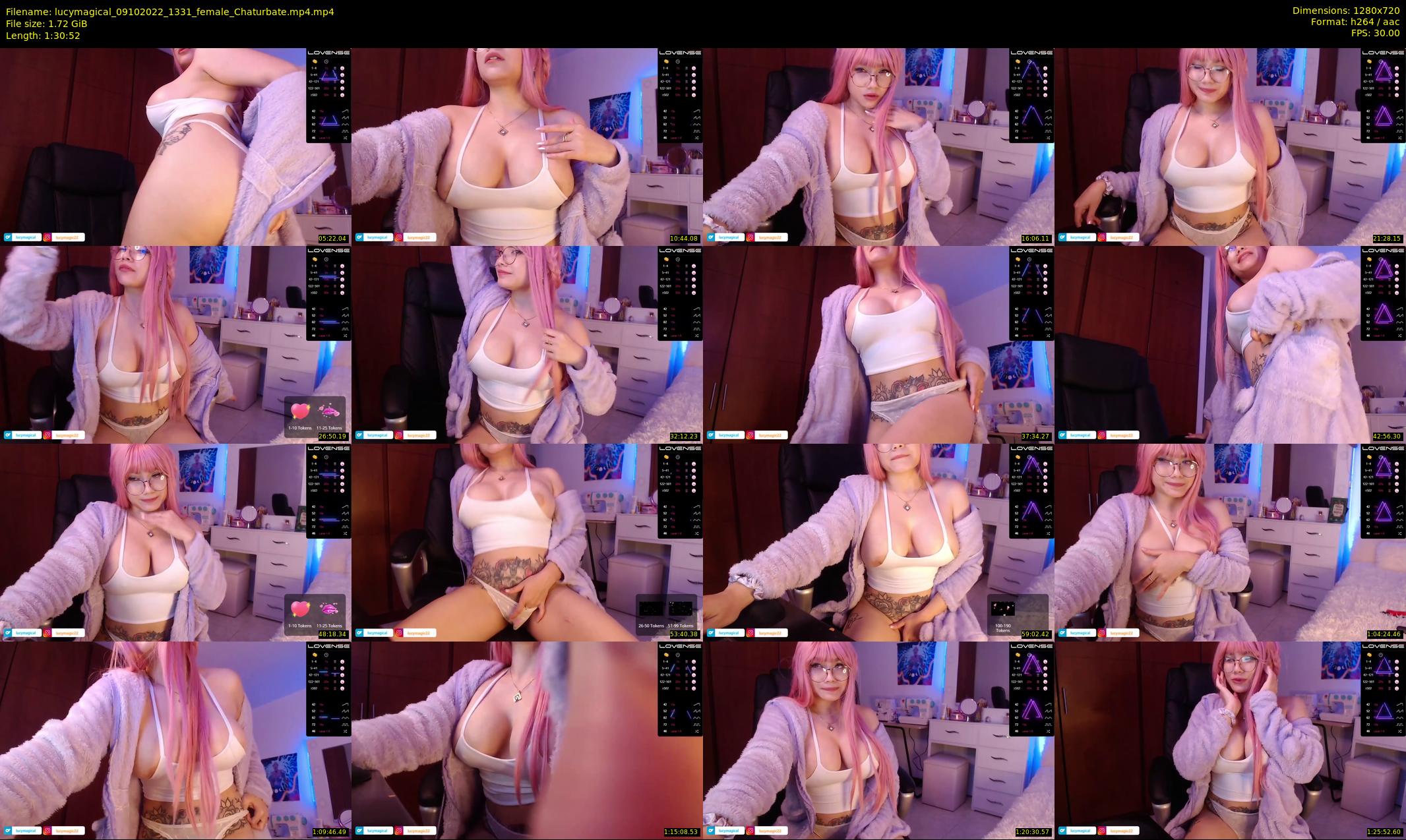 lucymagical — 91 minute Chaturbate female cam show recording, 720p, Oct 9, 2022