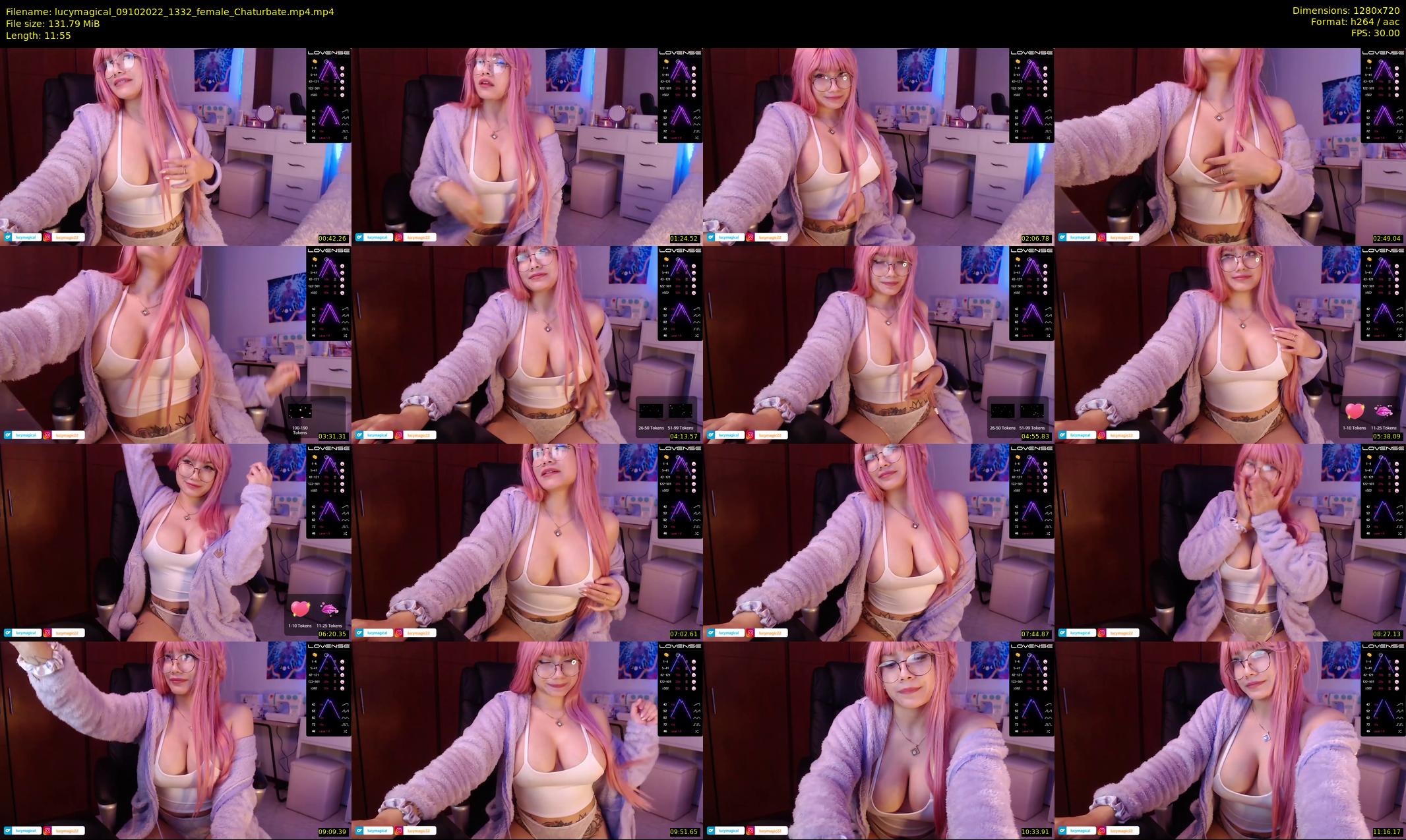 lucymagical — 12 minute Chaturbate female cam show recording, 720p, Oct 9, 2022