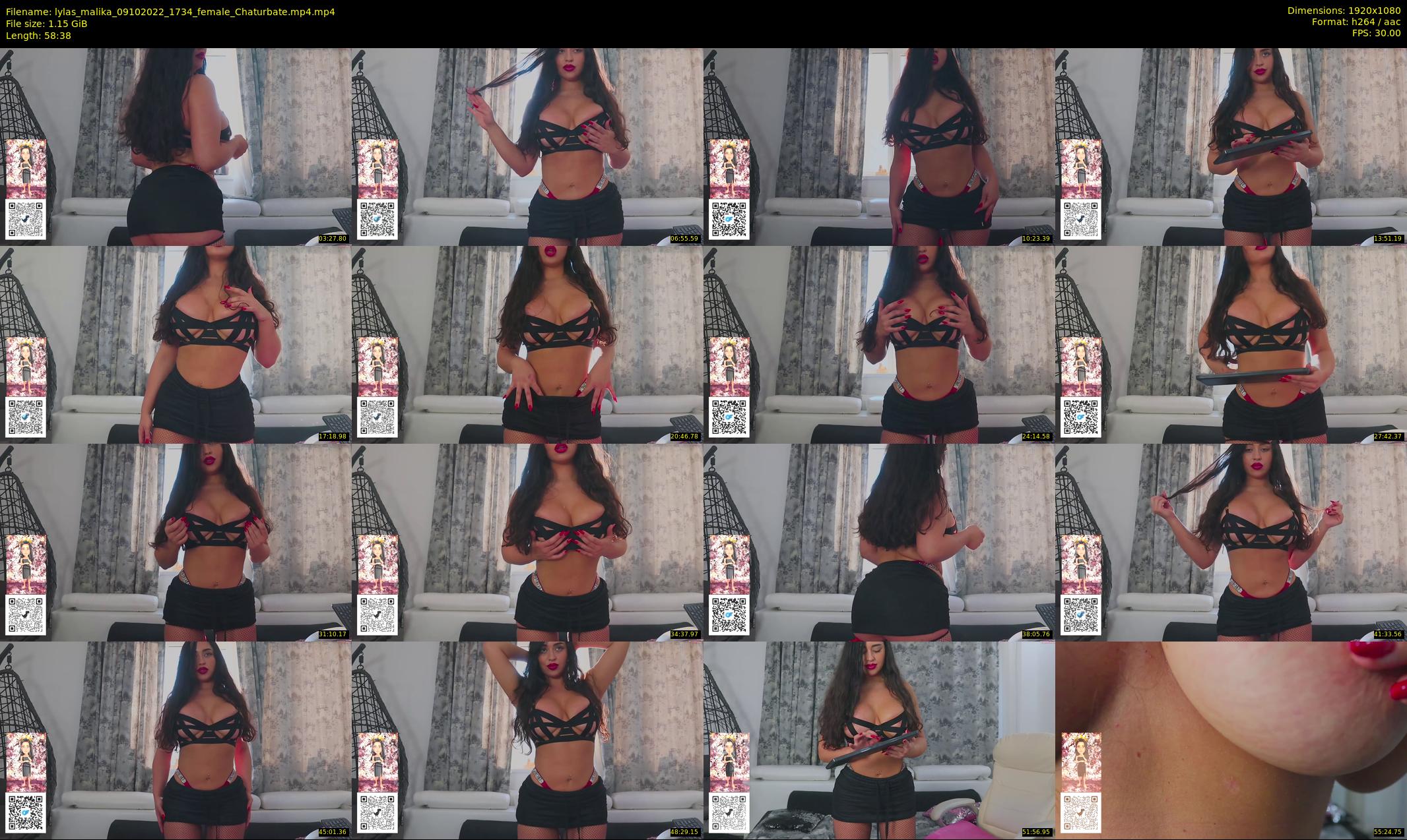 lylas_malika — 59 minute Chaturbate female cam show recording, 1080p, Oct 9, 2022