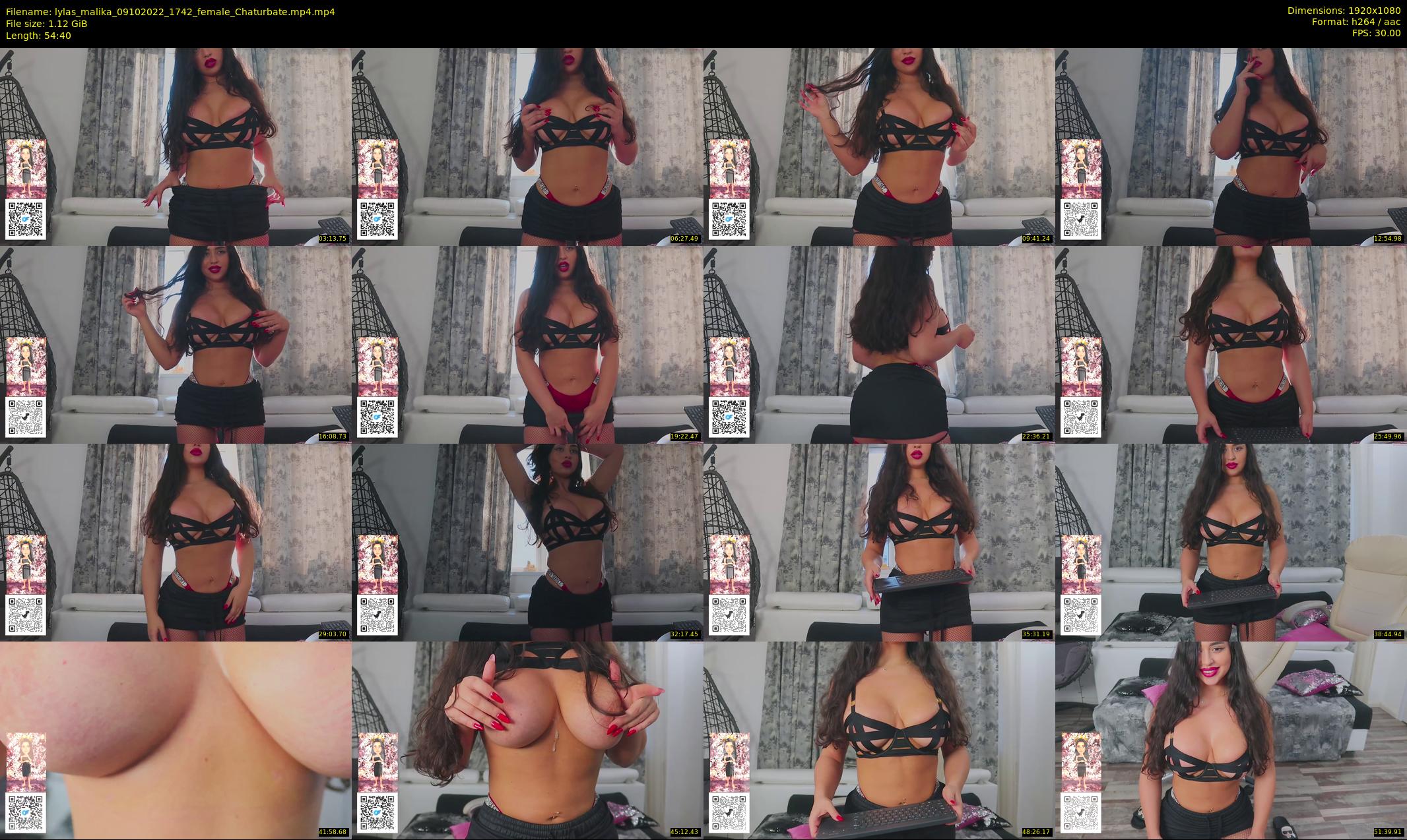 lylas_malika — 55 minute Chaturbate female cam show recording, 1080p, Oct 9, 2022