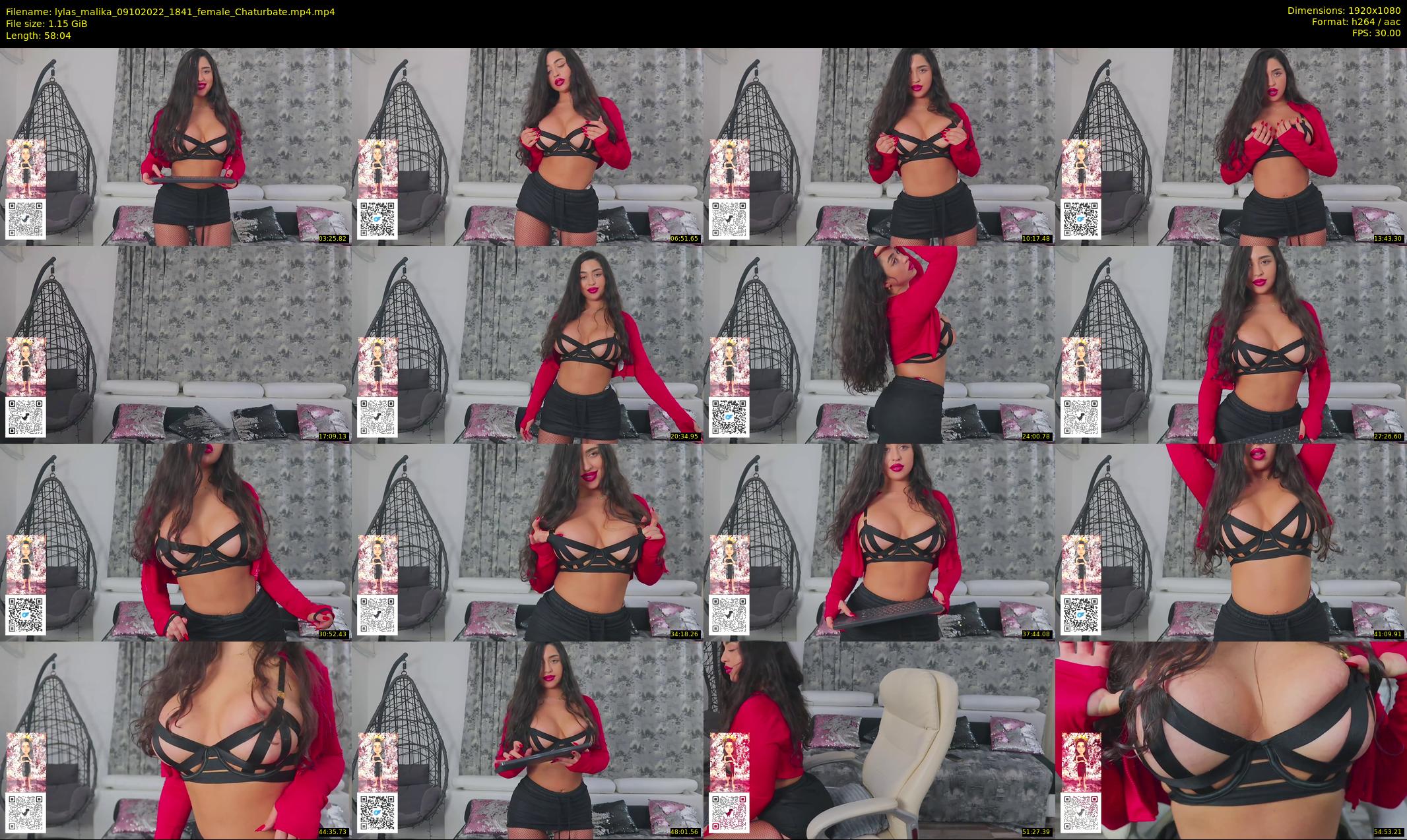 lylas_malika — 59 minute Chaturbate female cam show recording, 1080p, Oct 9, 2022