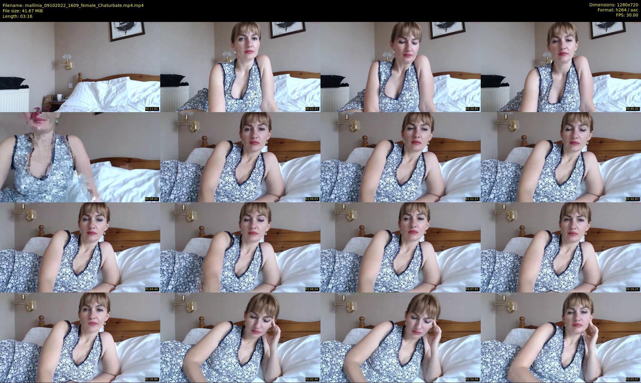 mallinia — 4 minute Chaturbate female cam show recording, 720p, Oct 9, 2022