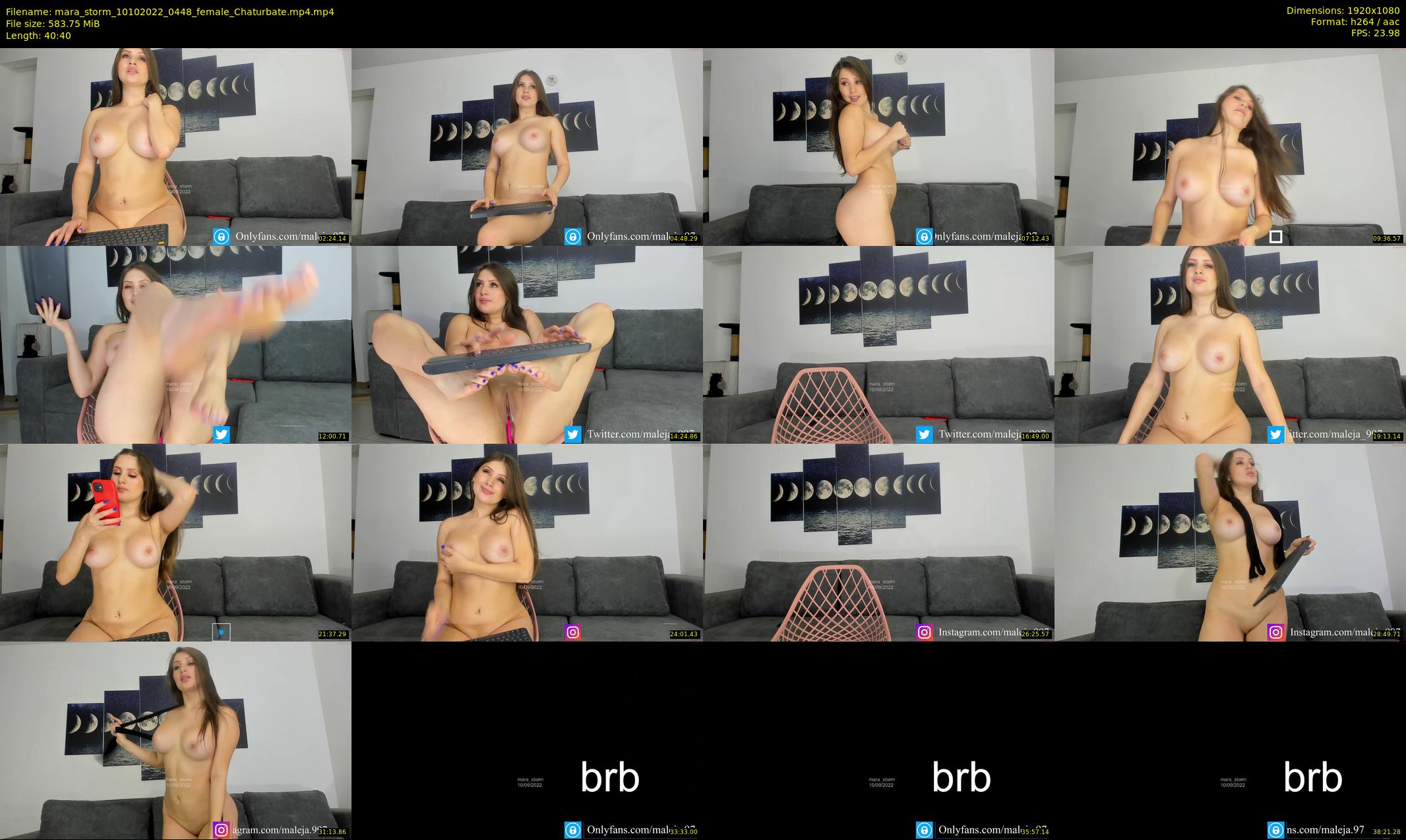 mara_storm — 41 minute Chaturbate female cam show recording, 1080p, Oct 10, 2022