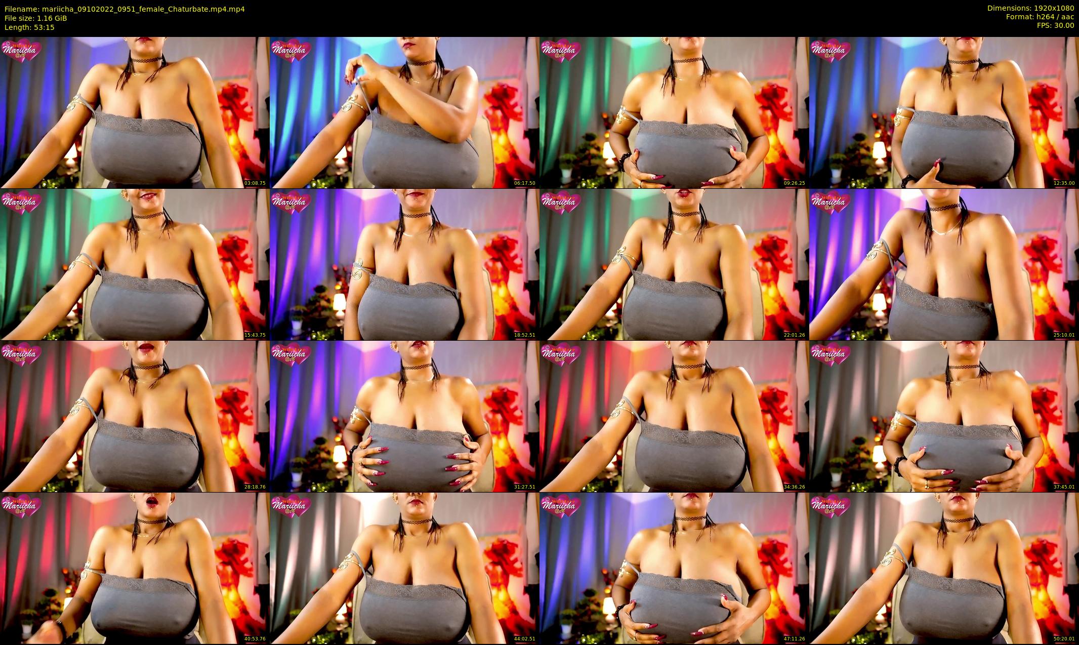 mariicha — 54 minute Chaturbate female cam show recording, 1080p, Oct 9, 2022