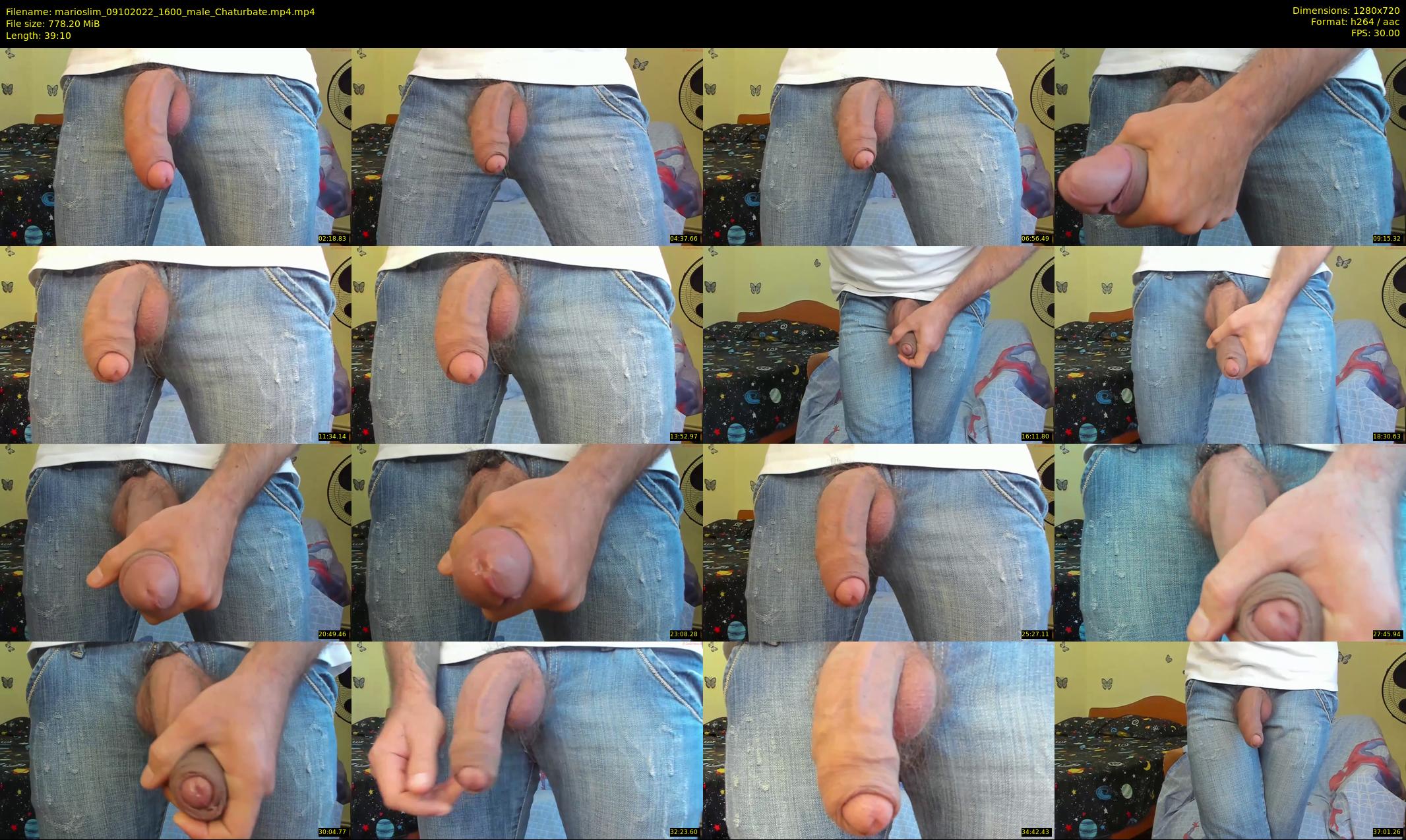 marioslim — 40 minute Chaturbate male cam show recording, 720p, Oct 9, 2022