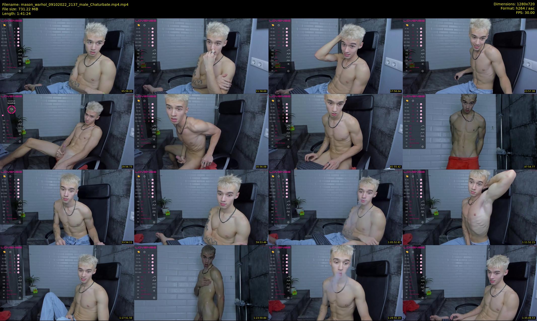 mason_warhol — 102 minute Chaturbate male cam show recording, 720p, Oct 9, 2022