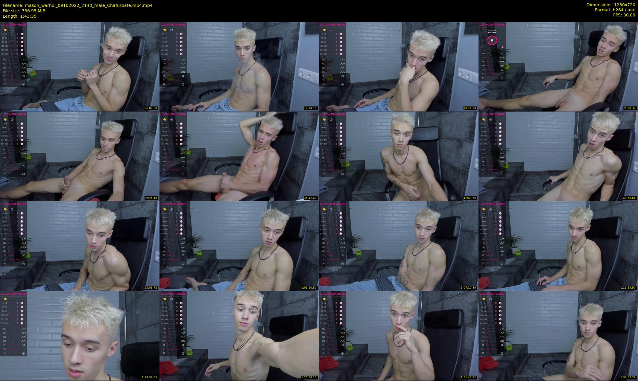 mason_warhol — 104 minute Chaturbate male cam show recording, 720p, Oct 9, 2022