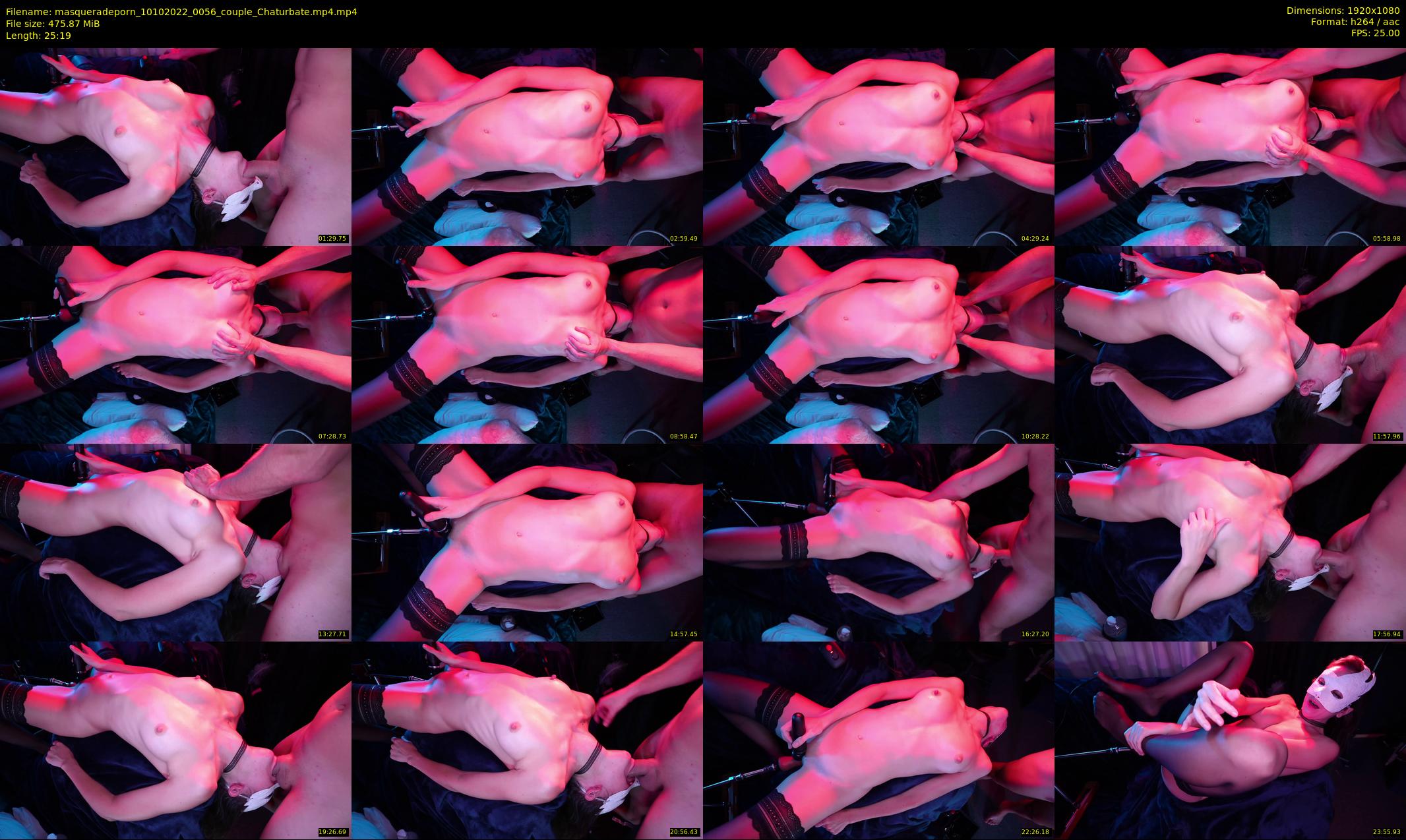 masqueradeporn — 26 minute Chaturbate couple cam show recording, 1080p, Oct 10, 2022