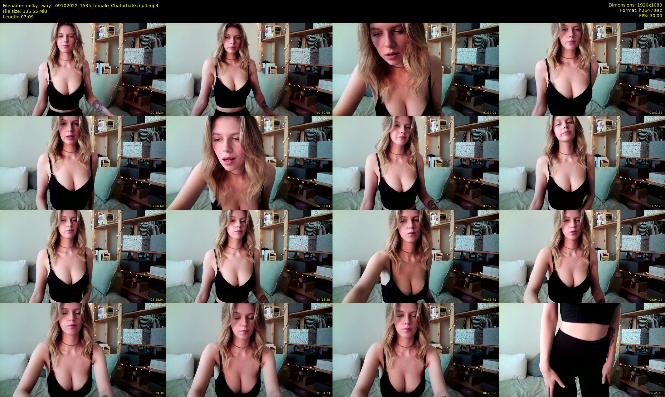 milky__way_ — 8 minute Chaturbate female cam show recording, 1080p, Oct 9, 2022