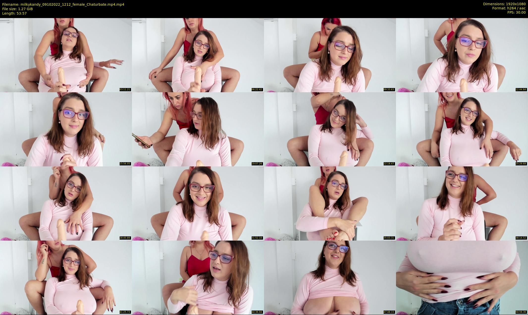 milkykandy — 54 minute Chaturbate female cam show recording, 1080p, Oct 9, 2022