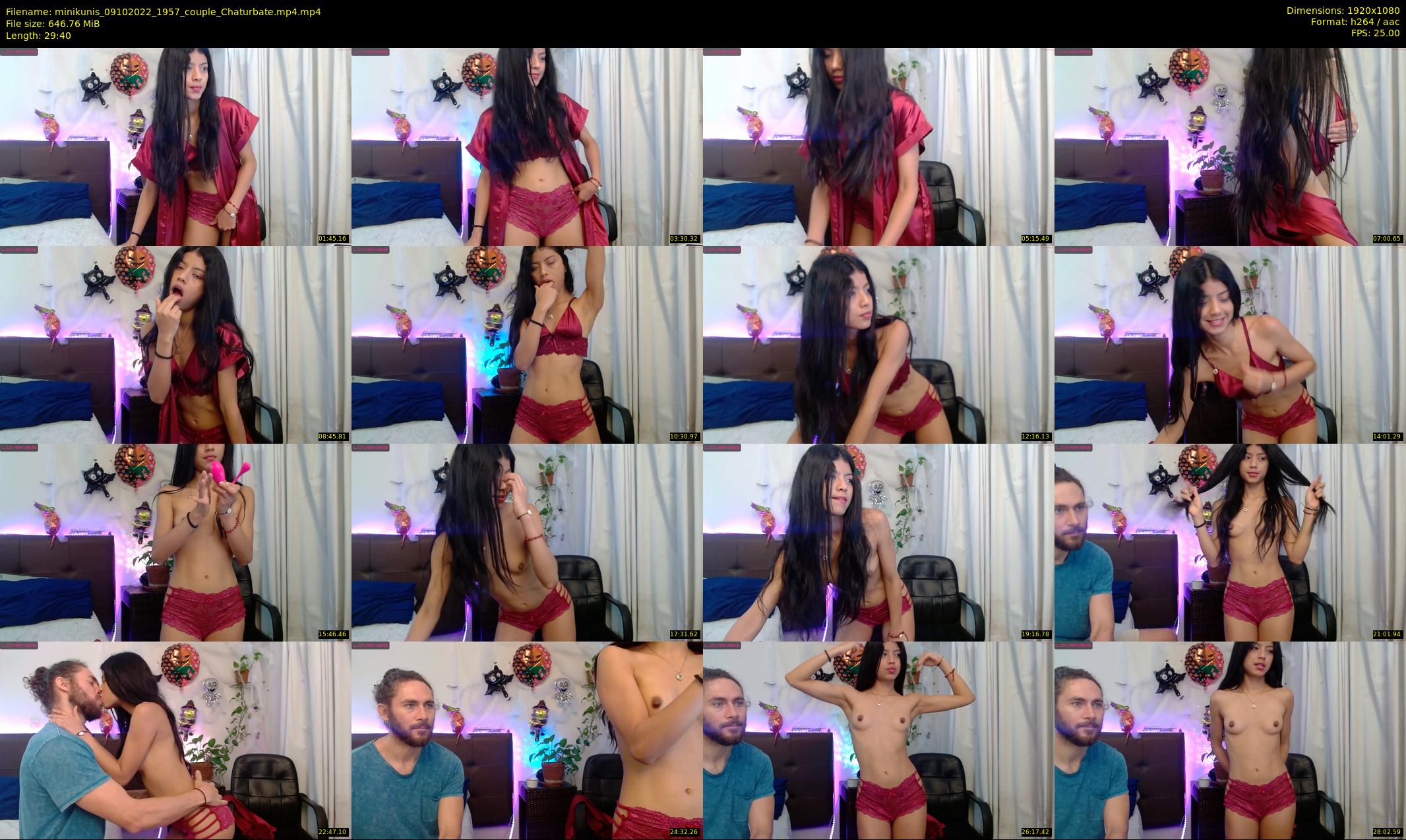 minikunis — 30 minute Chaturbate couple cam show recording, 1080p, Oct 9, 2022