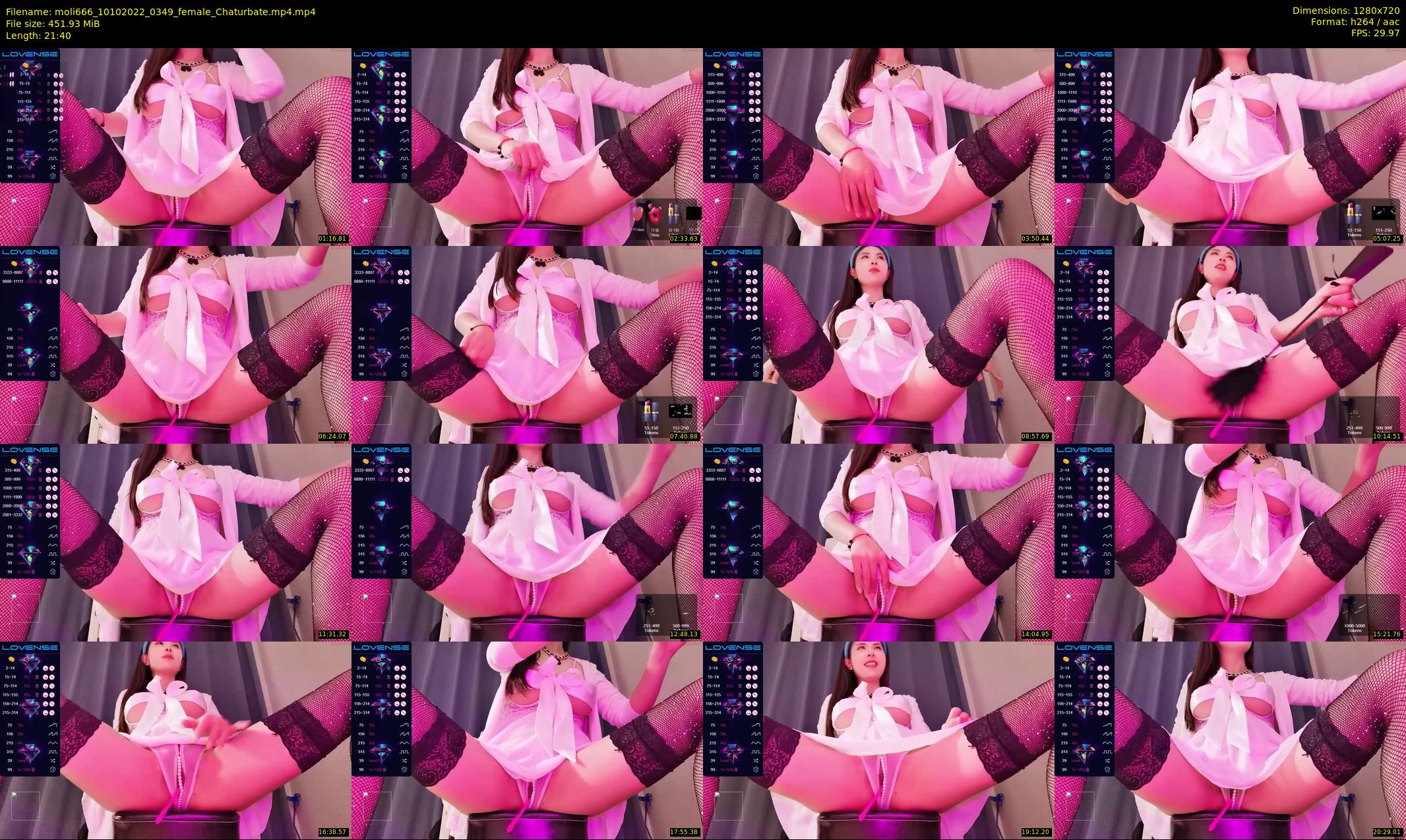 moli666 — 22 minute Chaturbate female cam show recording, 720p, Oct 10, 2022