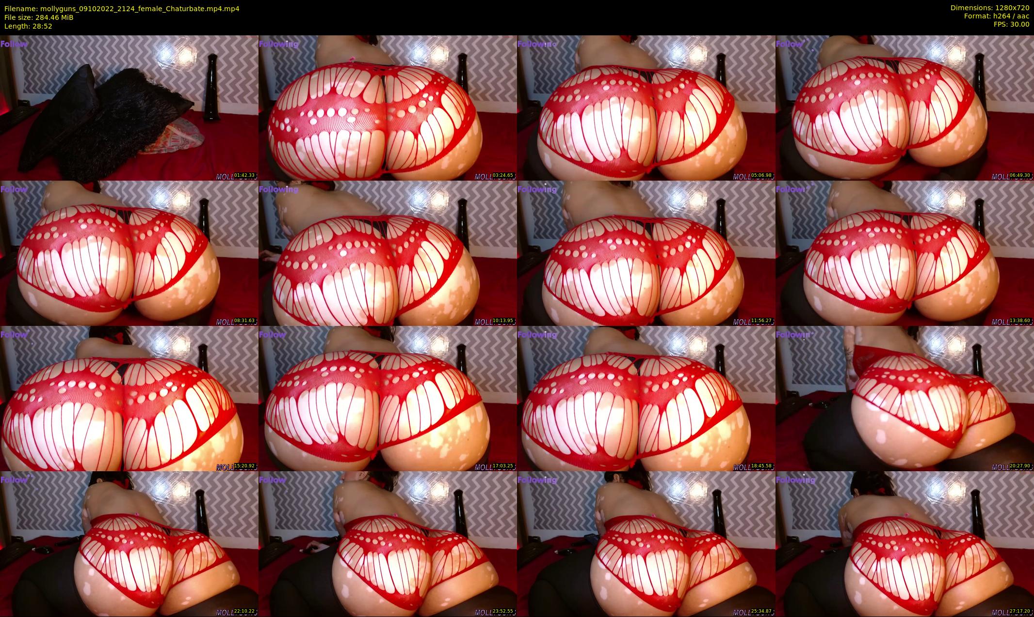 mollyguns — 29 minute Chaturbate female cam show recording, 720p, Oct 9, 2022