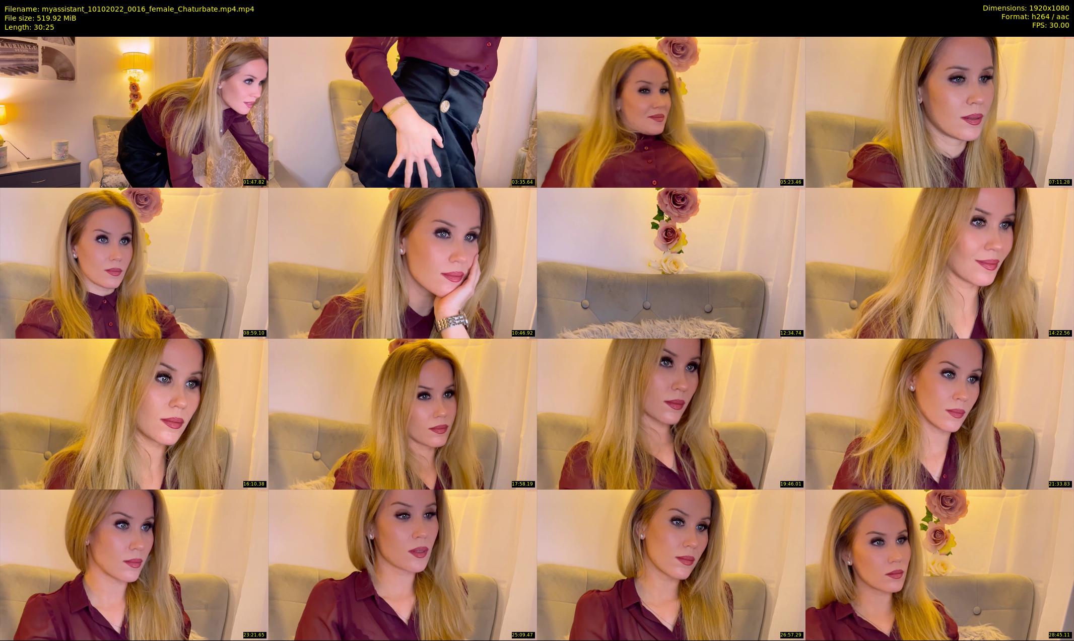 myassistant — 31 minute Chaturbate female cam show recording, 1080p, Oct 10, 2022