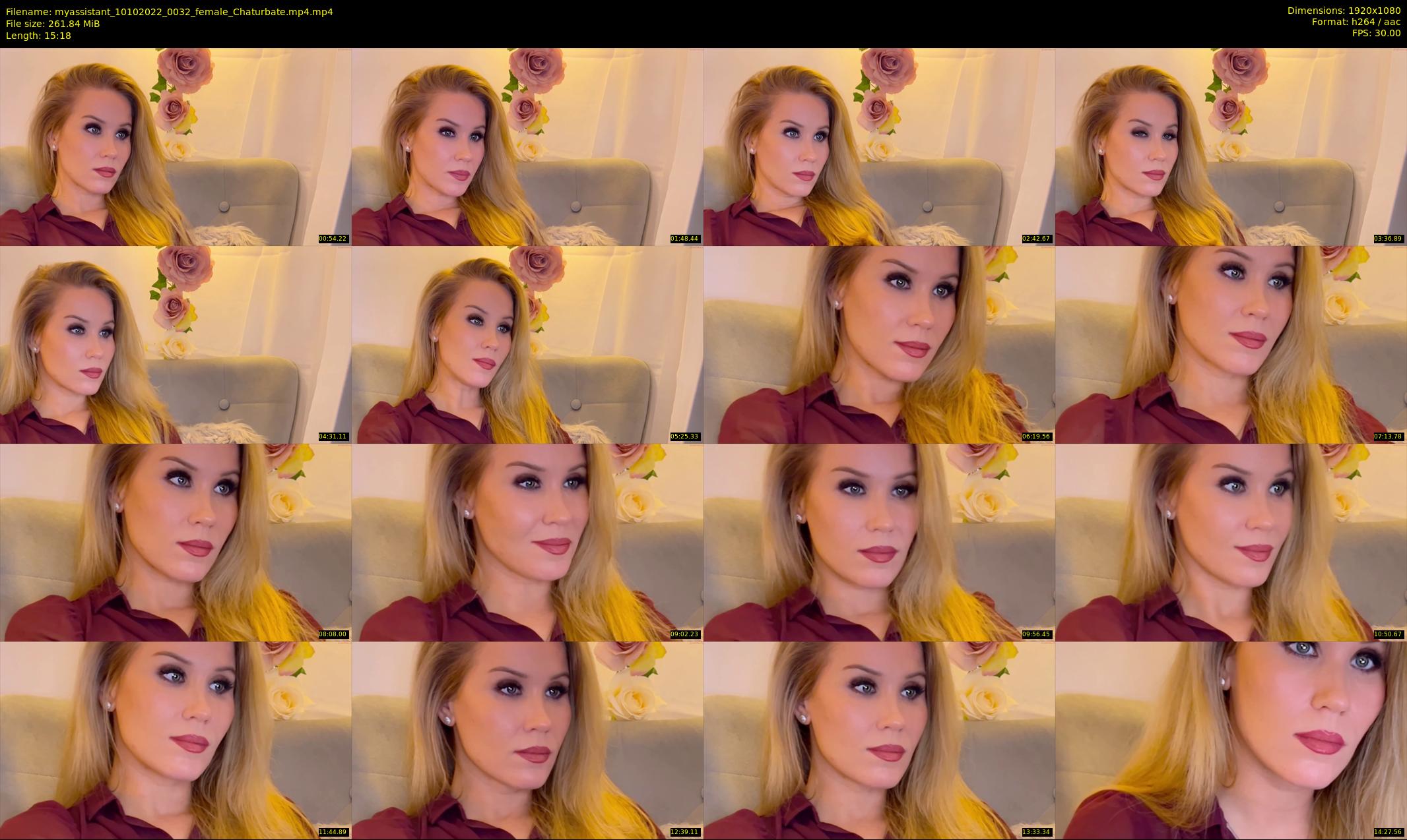 myassistant — 16 minute Chaturbate female cam show recording, 1080p, Oct 10, 2022