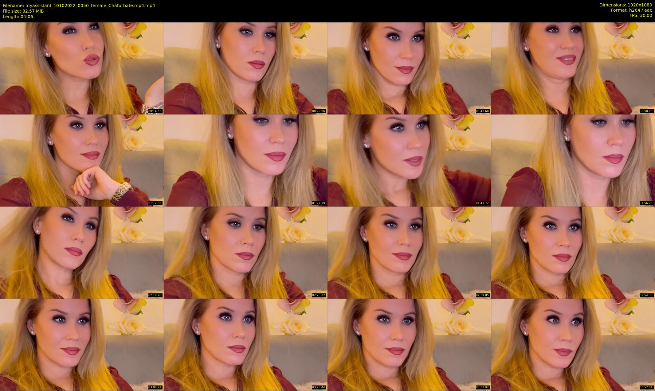 myassistant — 5 minute Chaturbate female cam show recording, 1080p, Oct 10, 2022