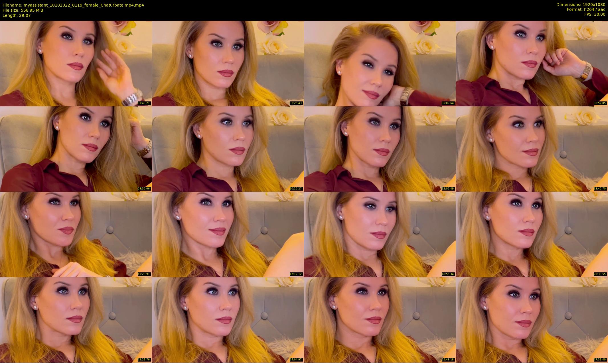 myassistant — 30 minute Chaturbate female cam show recording, 1080p, Oct 10, 2022